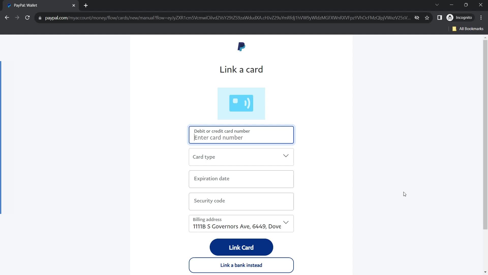 Onboarding screenshot