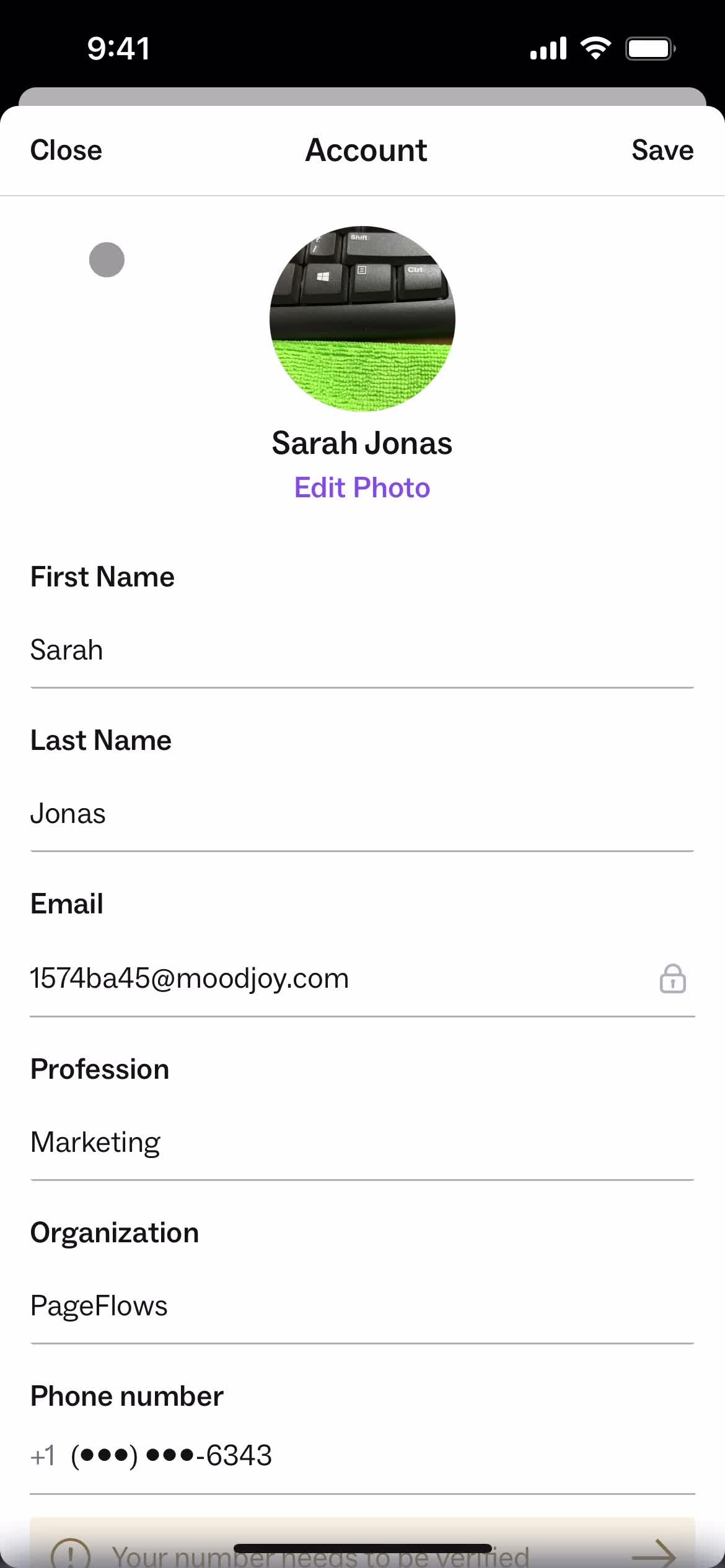 Onboarding screenshot