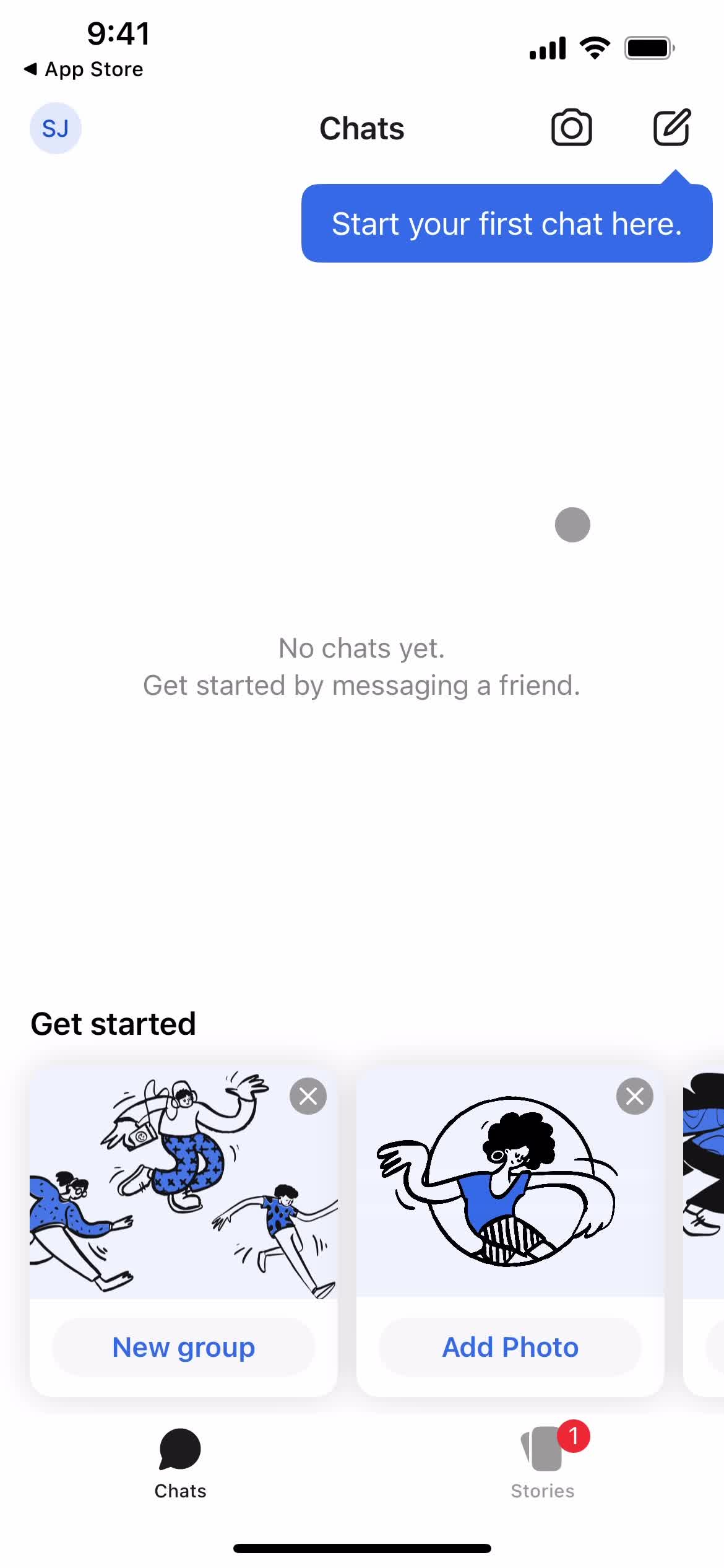 Signal chats screenshot