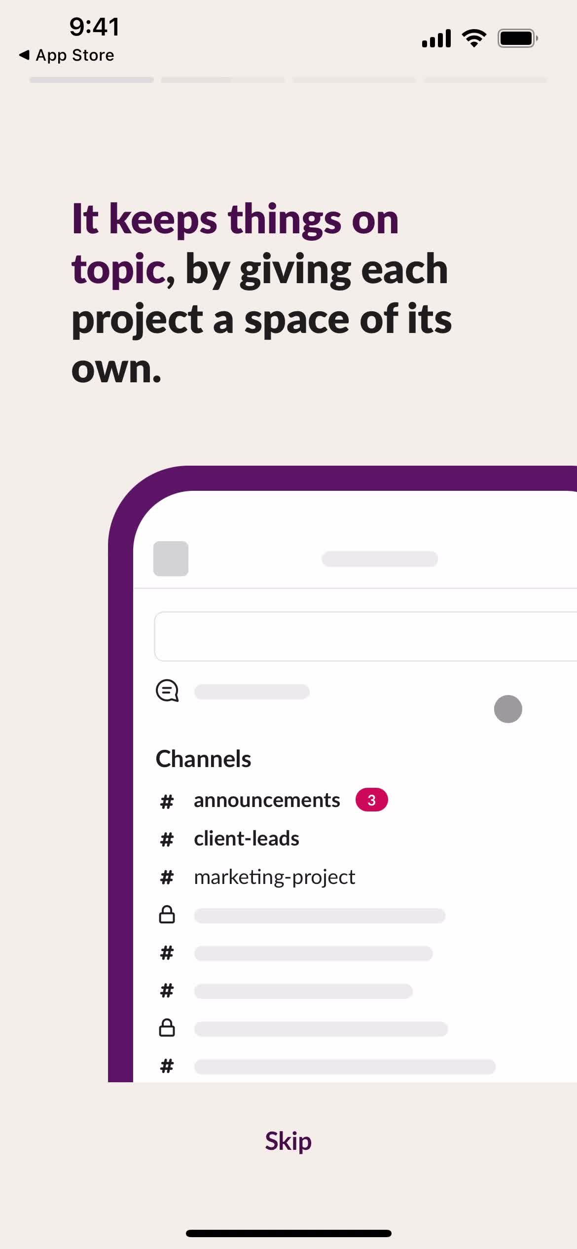 Onboarding screenshot