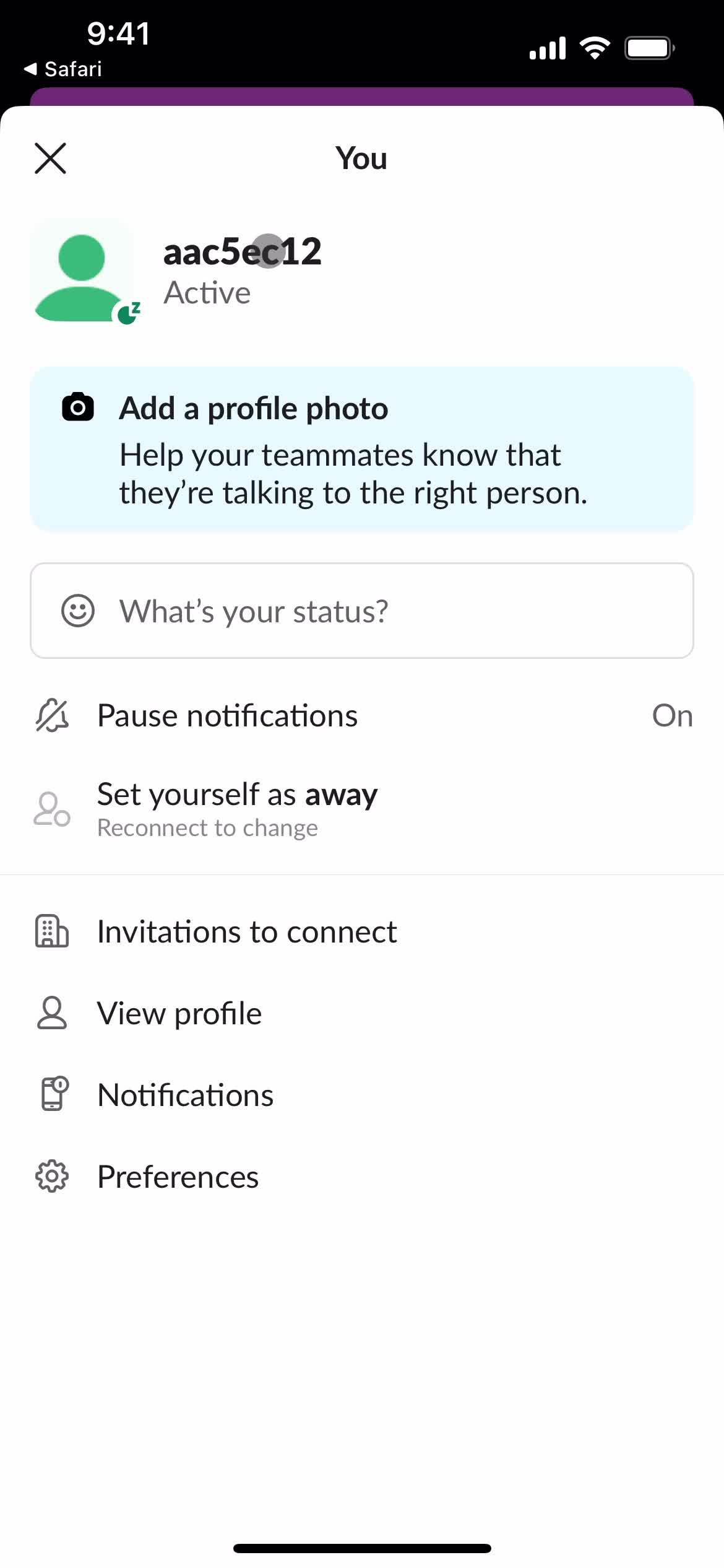 Onboarding screenshot