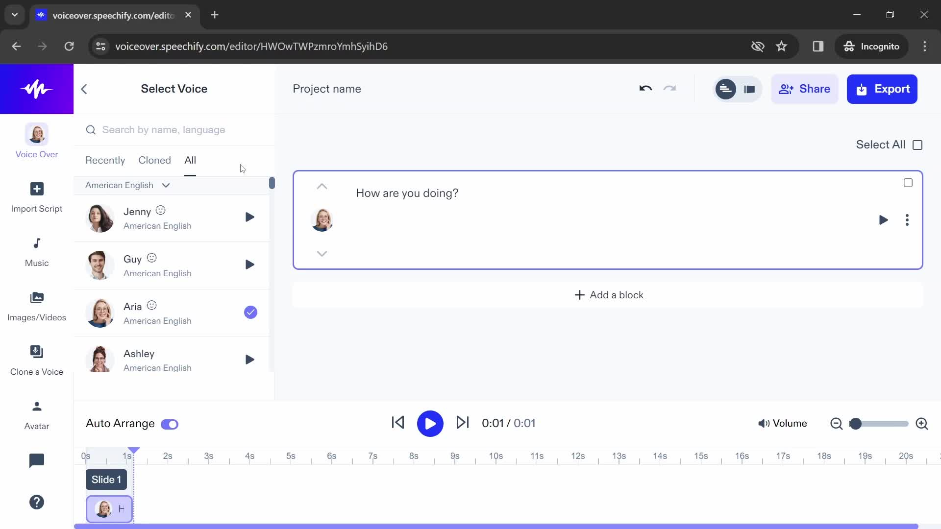 Onboarding screenshot