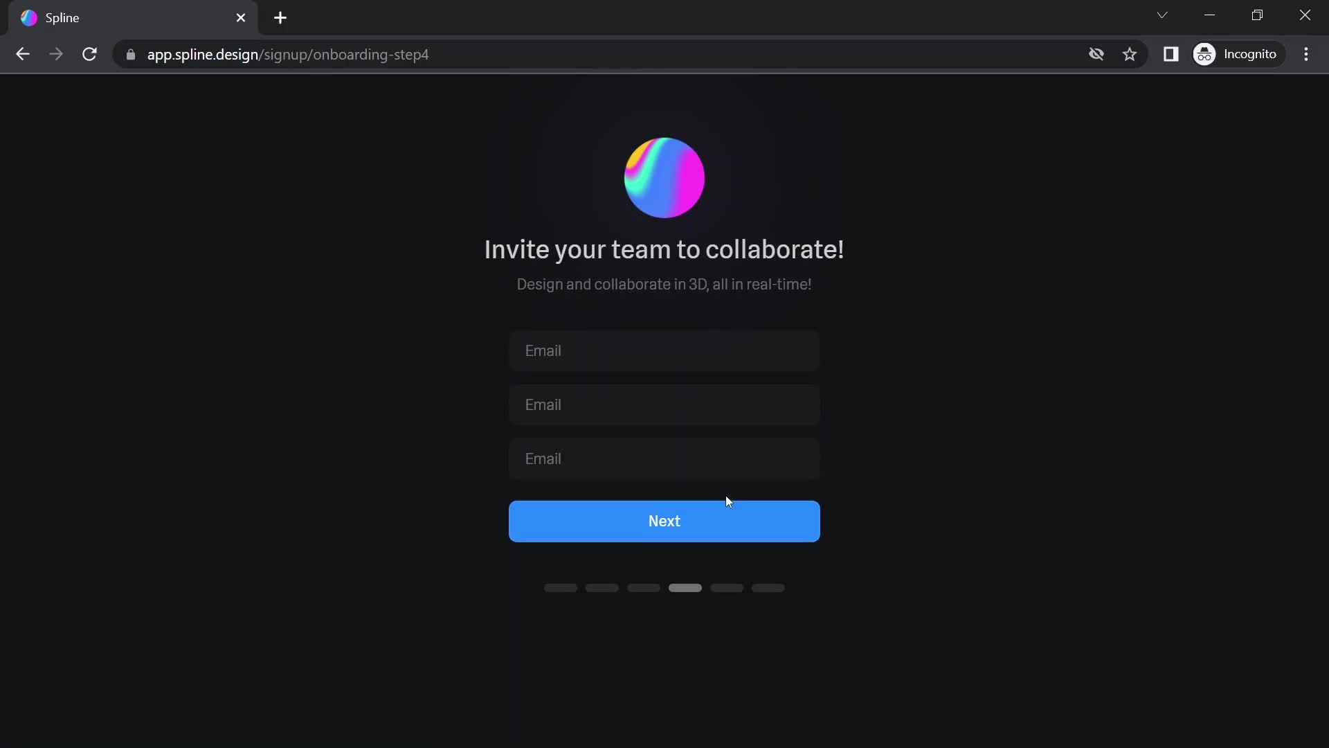 Onboarding screenshot