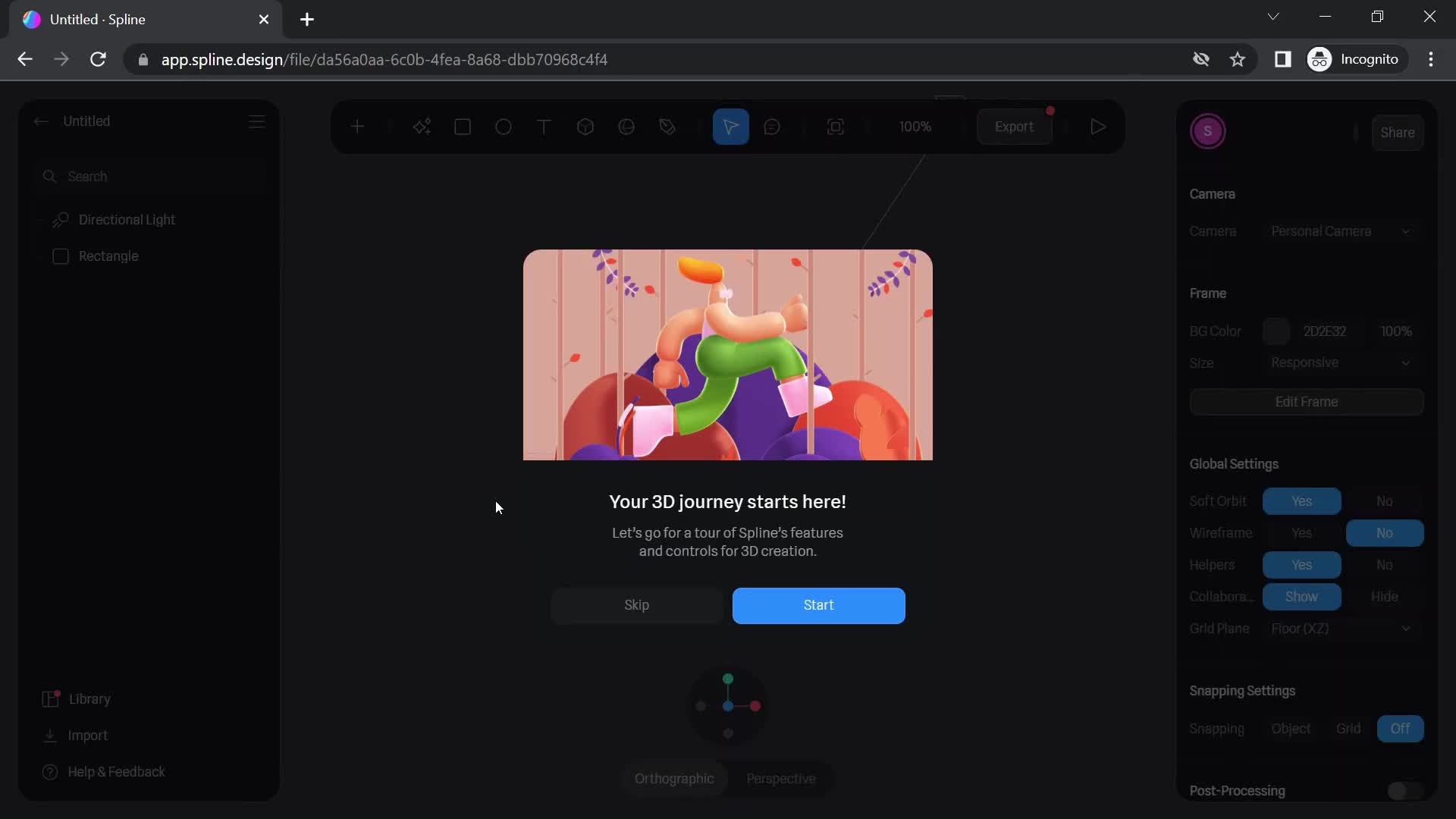 Onboarding screenshot