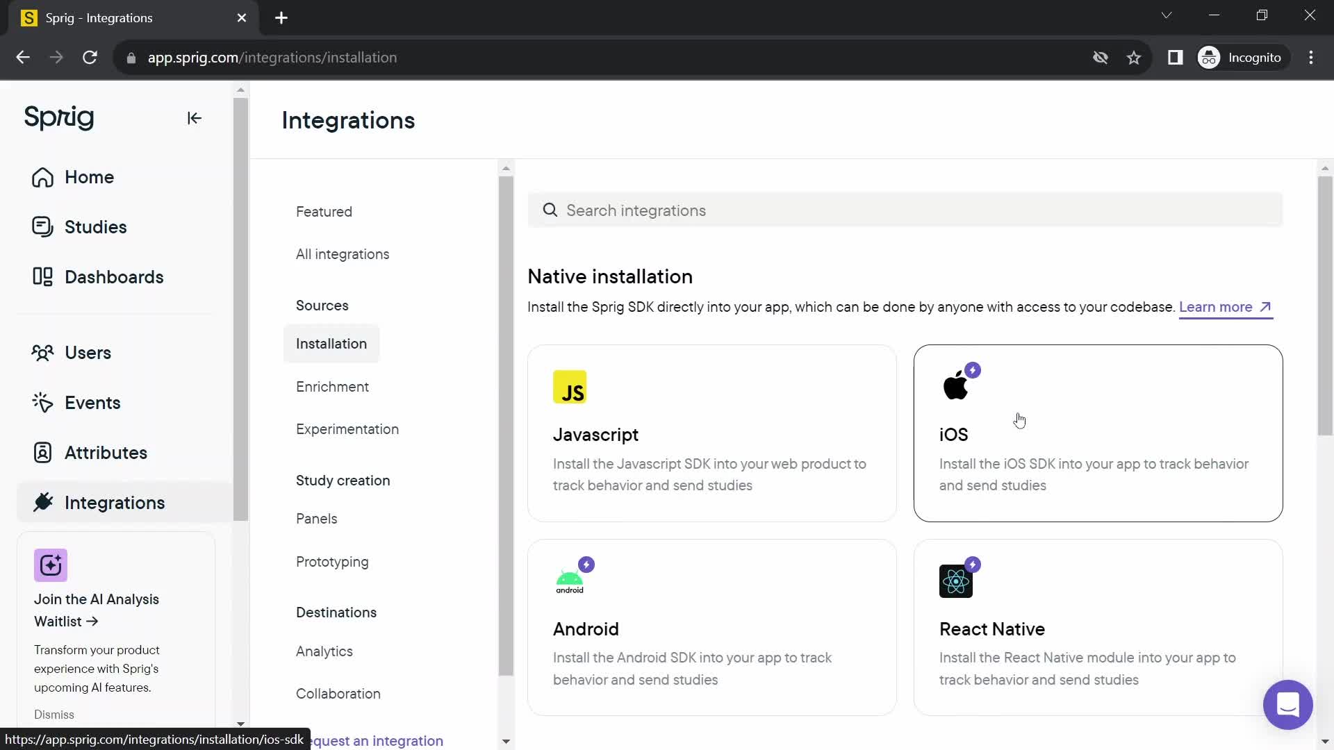 Onboarding screenshot