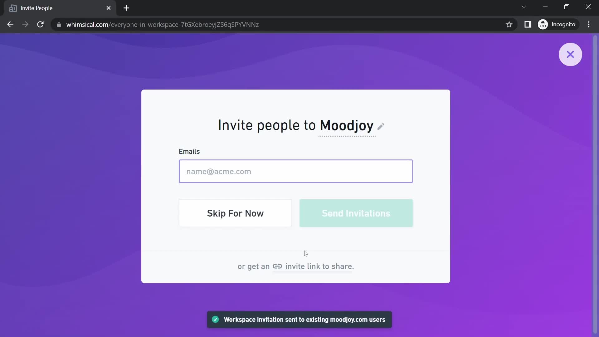 Onboarding screenshot