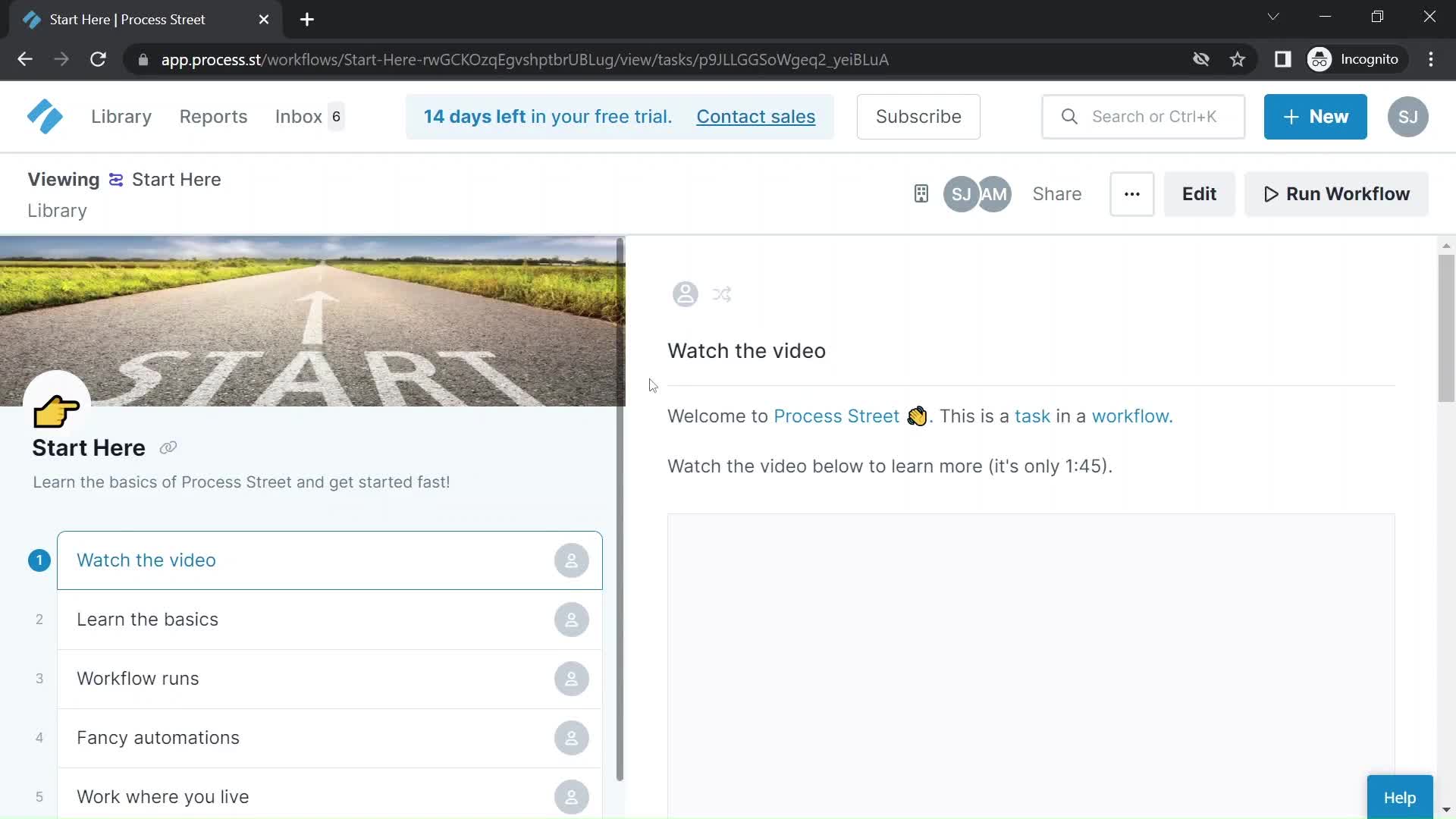 Onboarding on Process Street video thumbnail