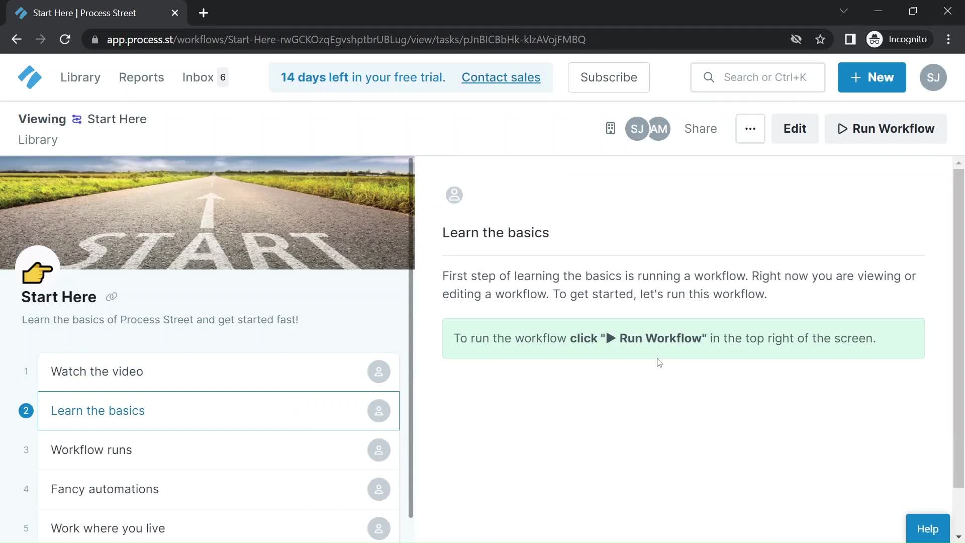 Onboarding screenshot