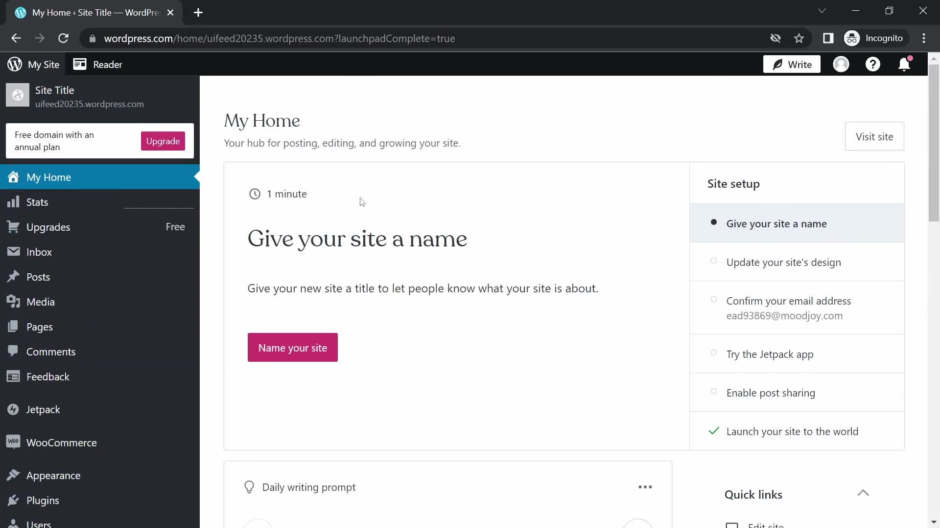 Onboarding screenshot