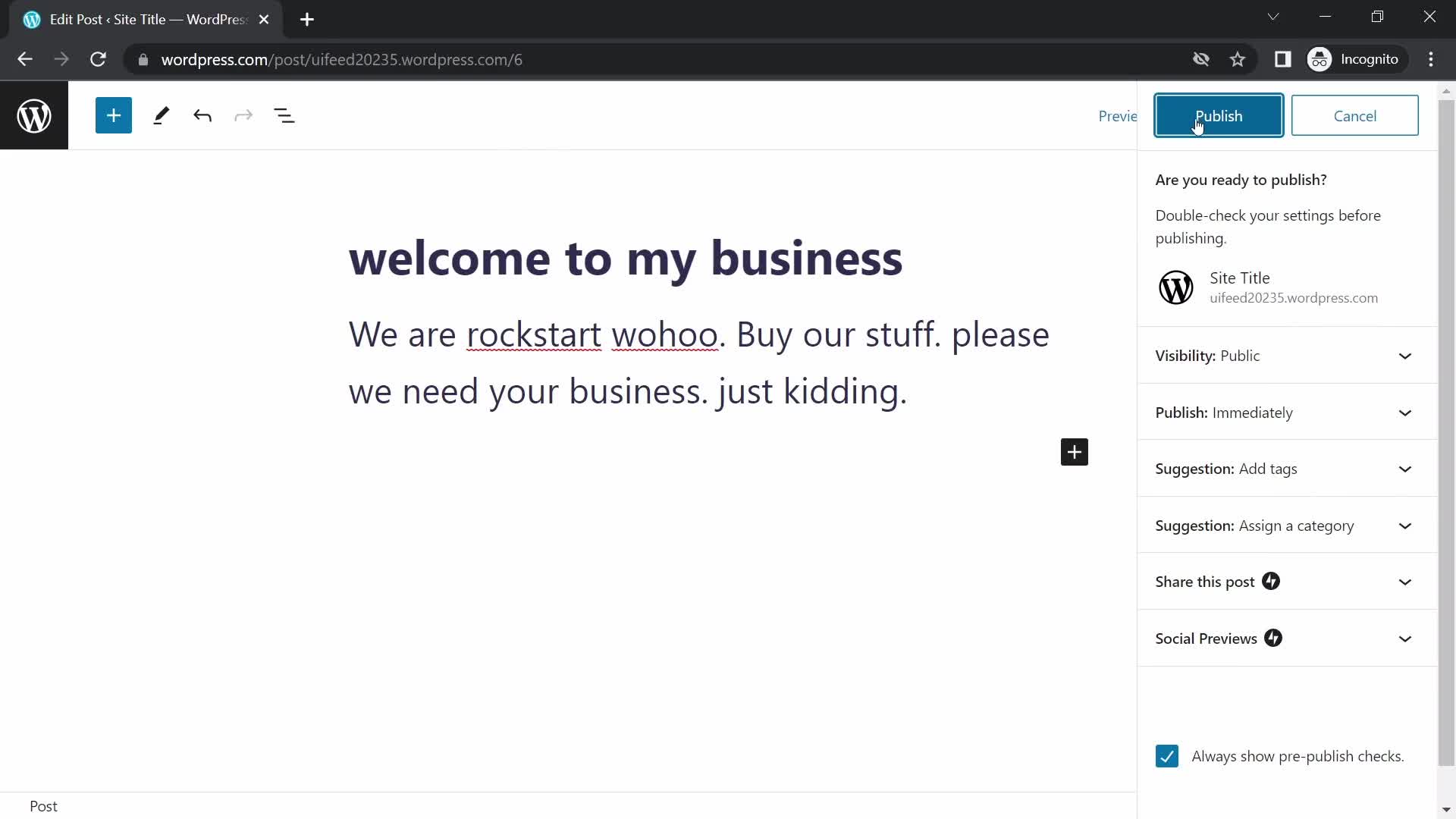 Onboarding screenshot