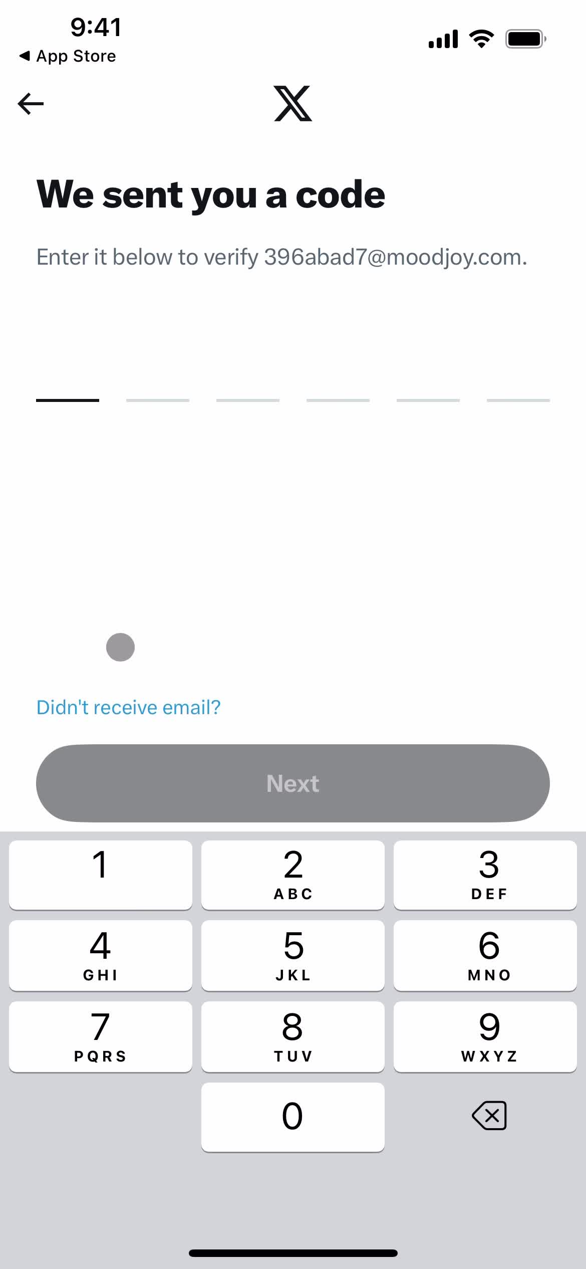 Onboarding screenshot