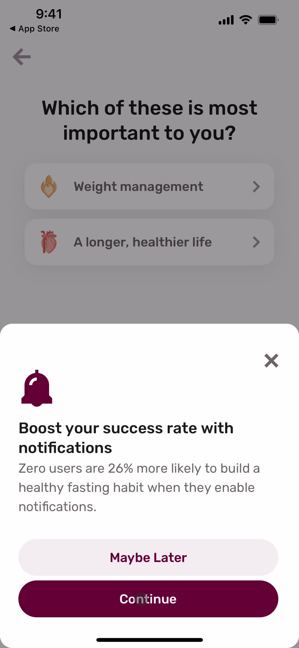 Onboarding screenshot