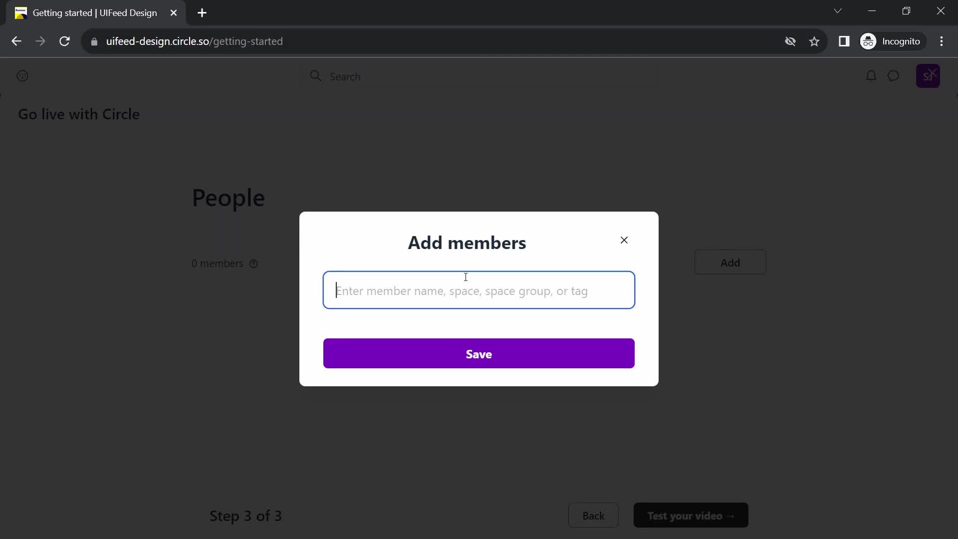 Onboarding screenshot