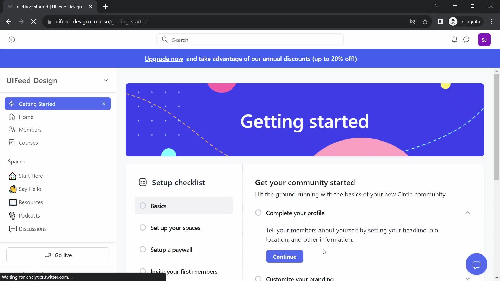 Onboarding screenshot