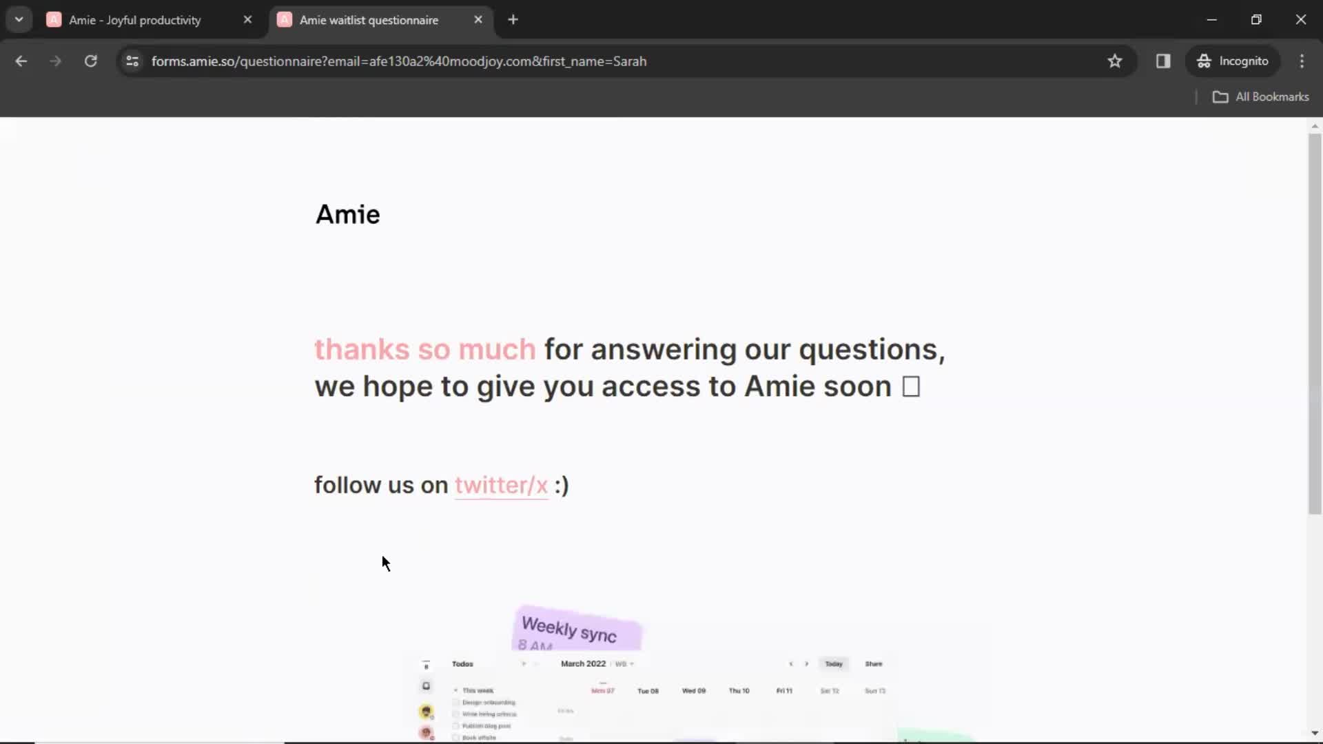 Onboarding on Amie video thumbnail