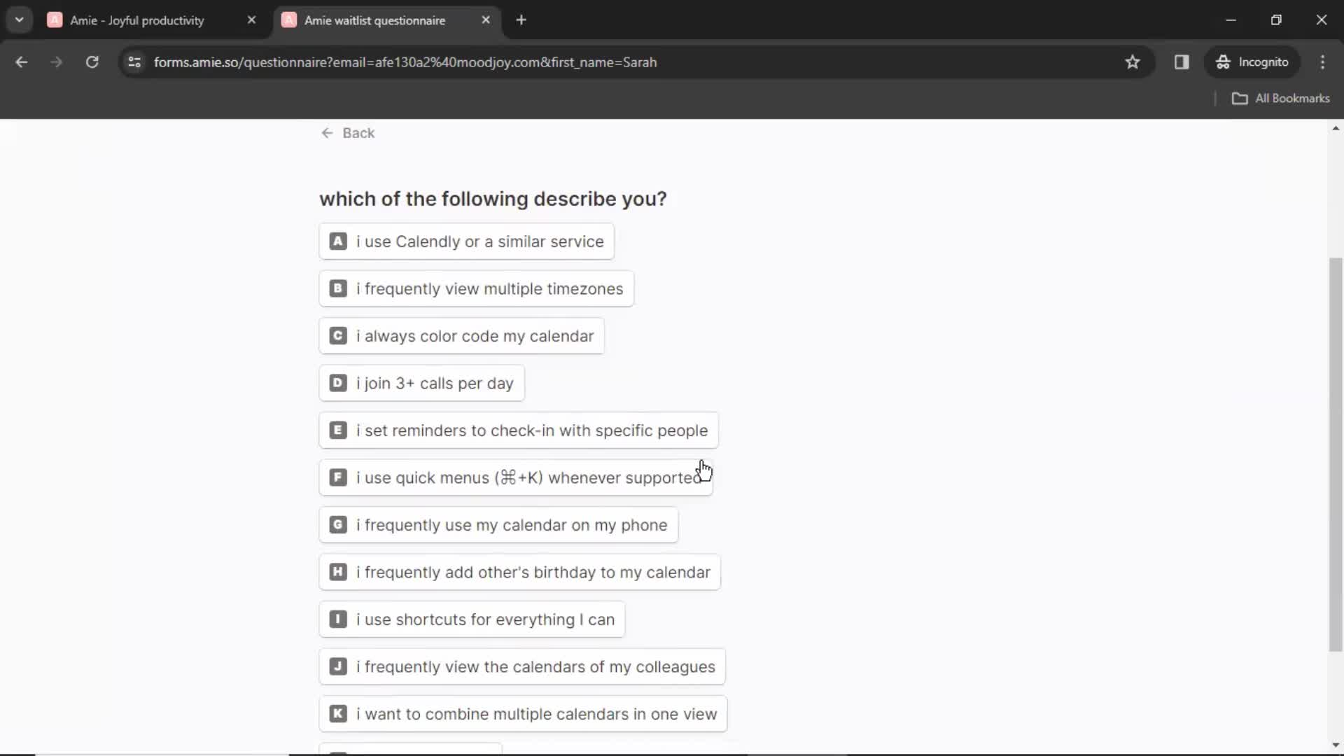 Onboarding screenshot