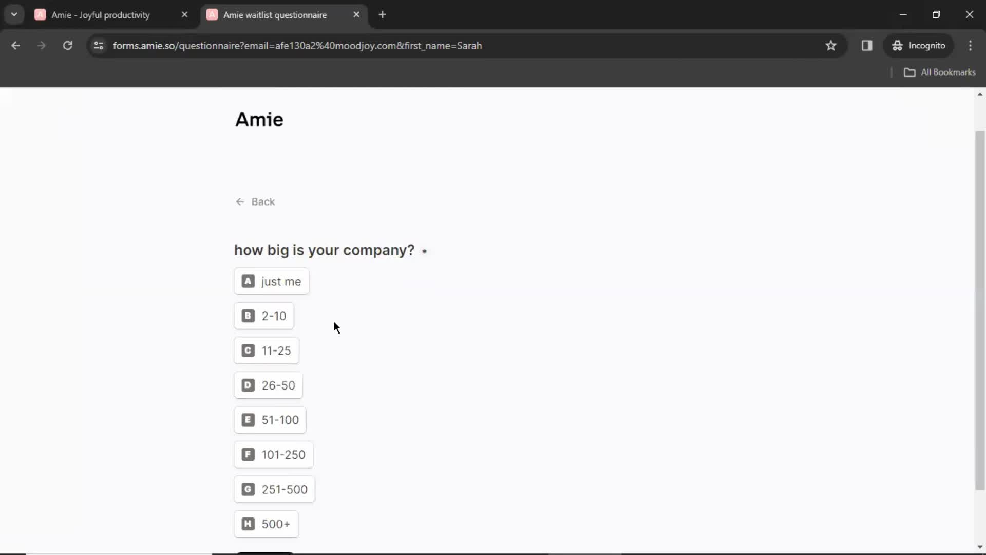 Onboarding on Amie video thumbnail