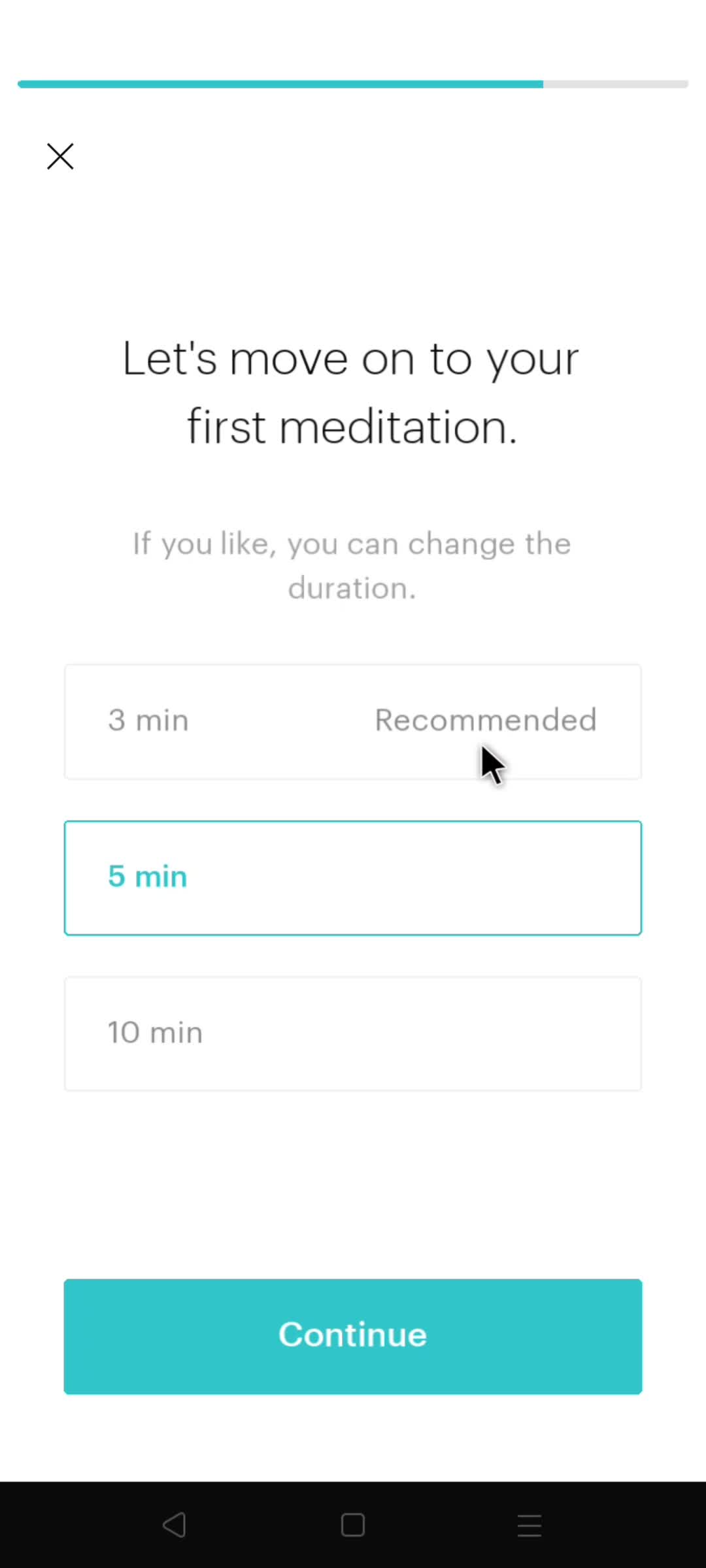 Onboarding screenshot