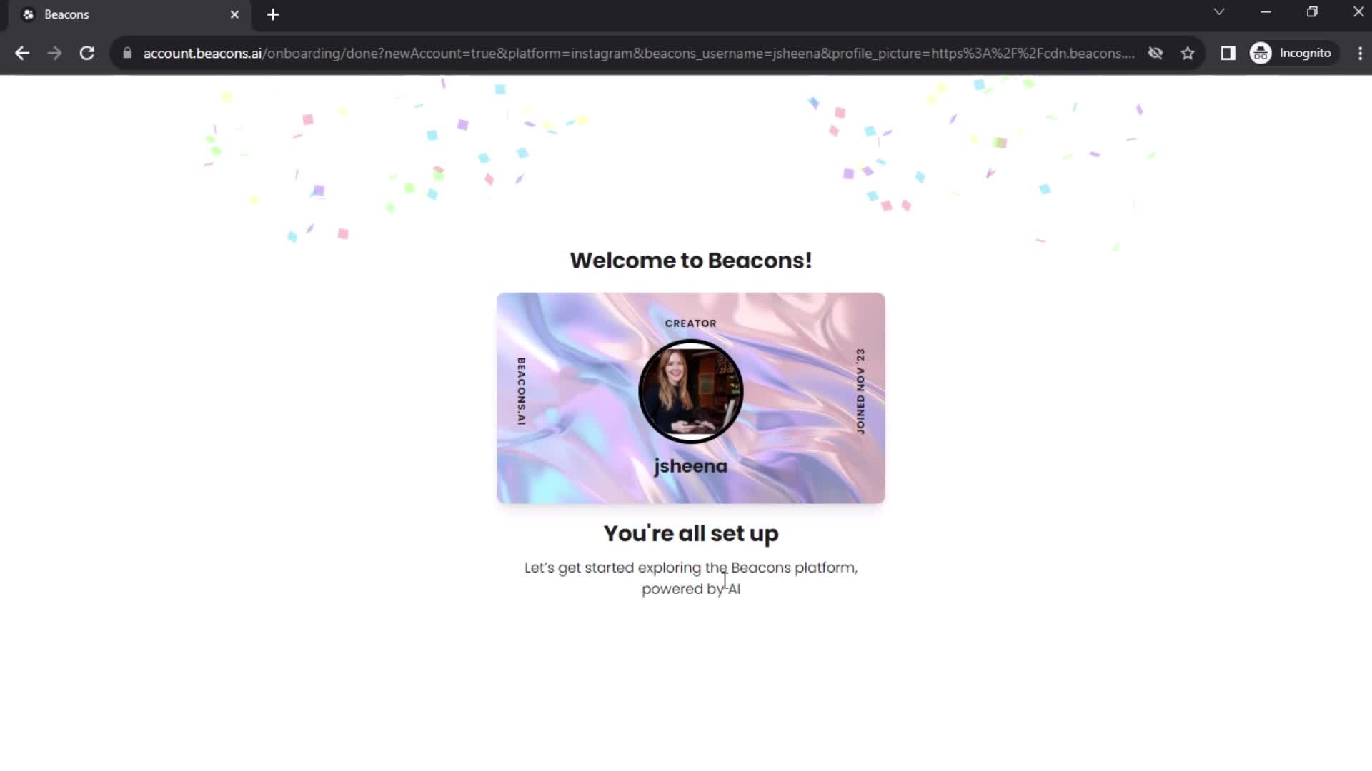 Onboarding screenshot