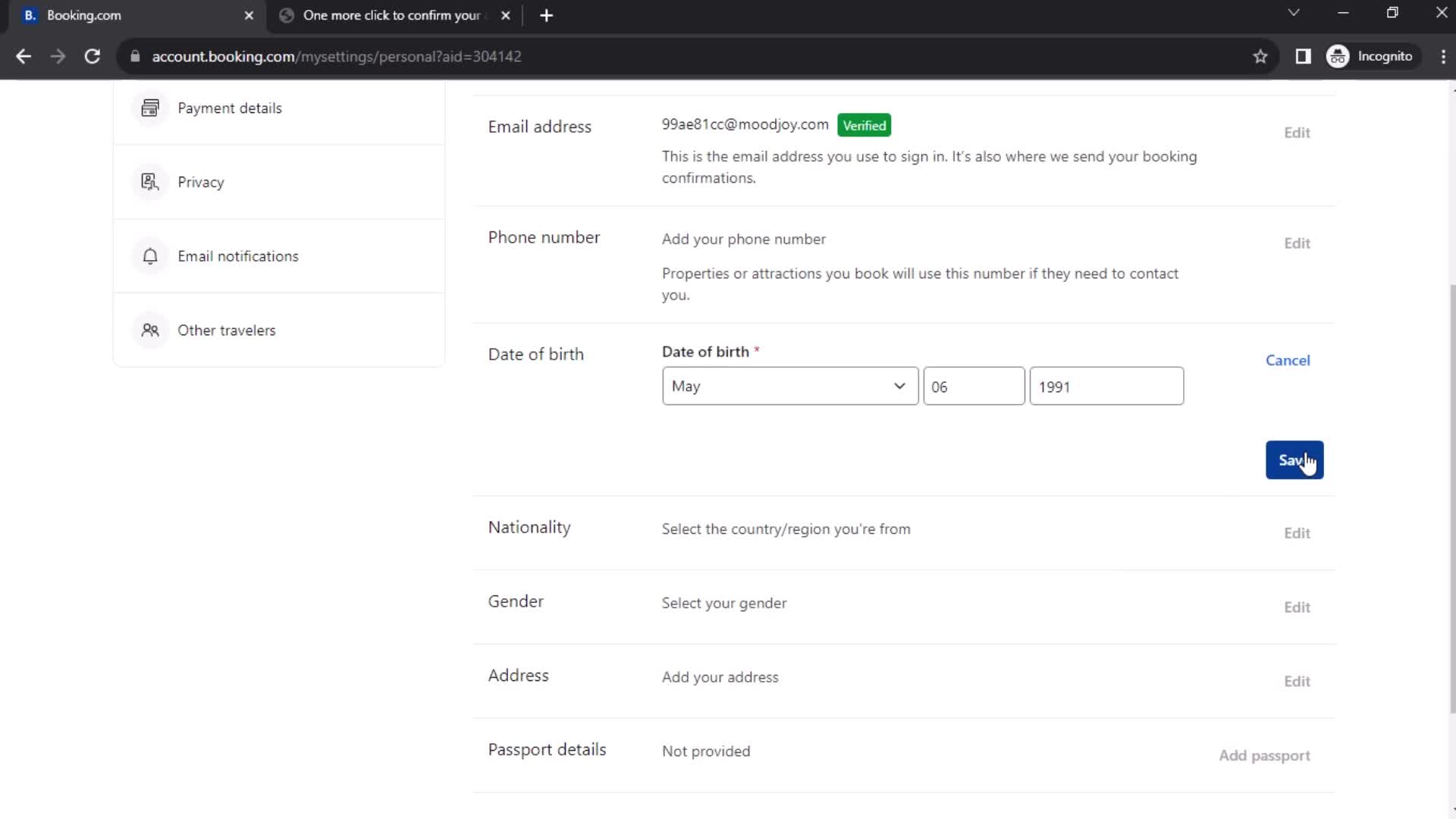 Onboarding screenshot