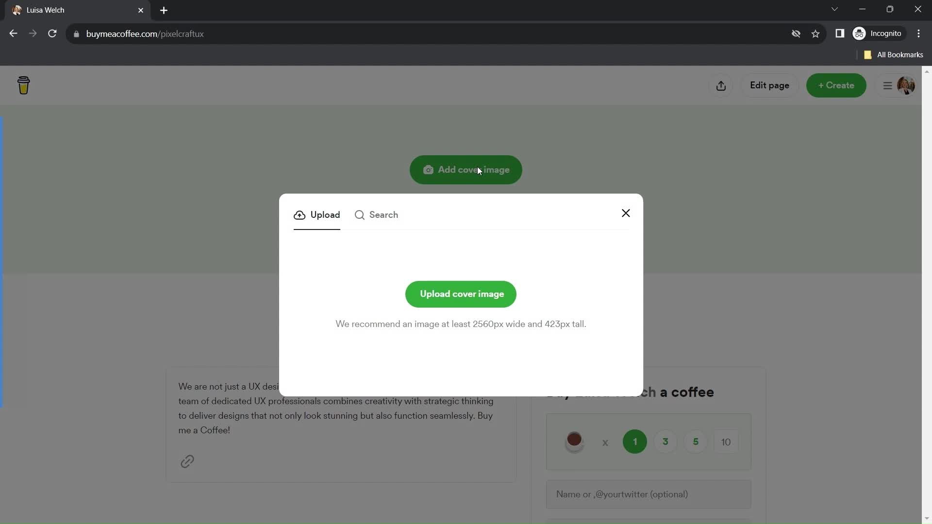 Onboarding screenshot