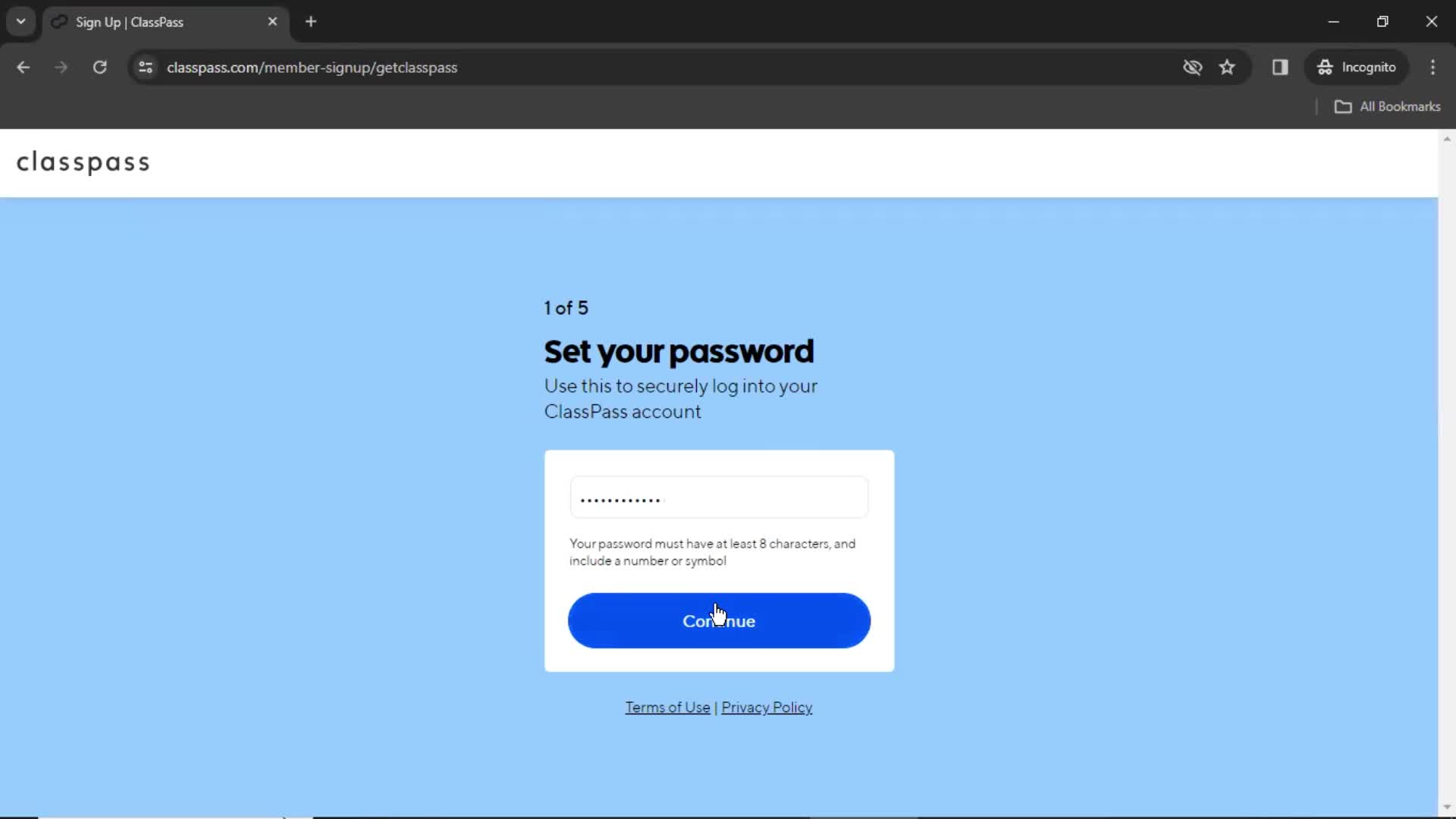 Onboarding screenshot