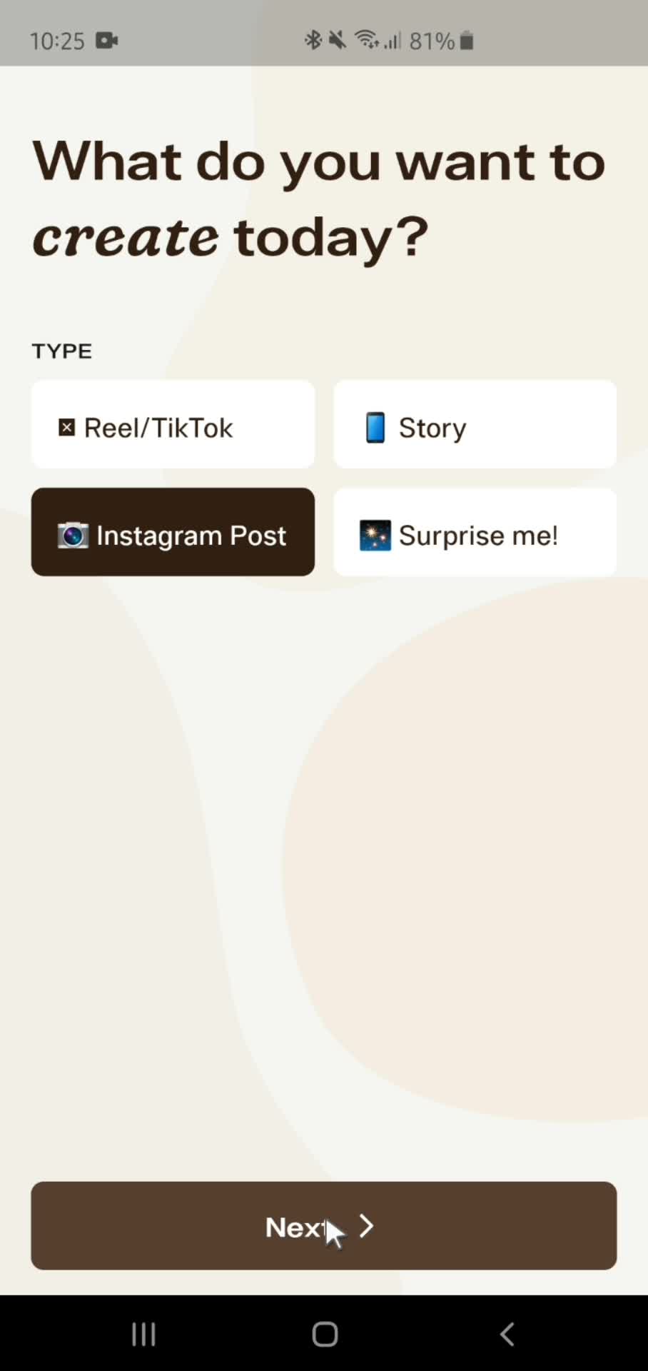 Onboarding screenshot