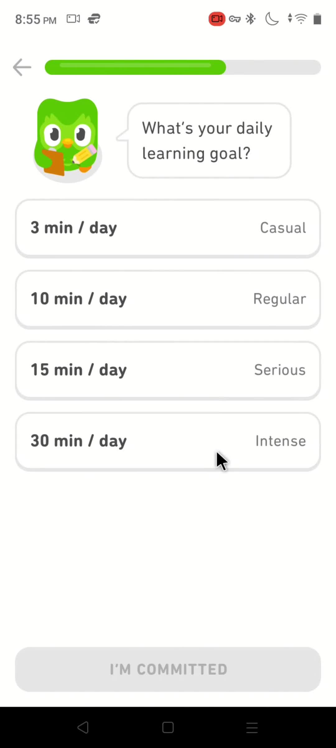 Onboarding screenshot