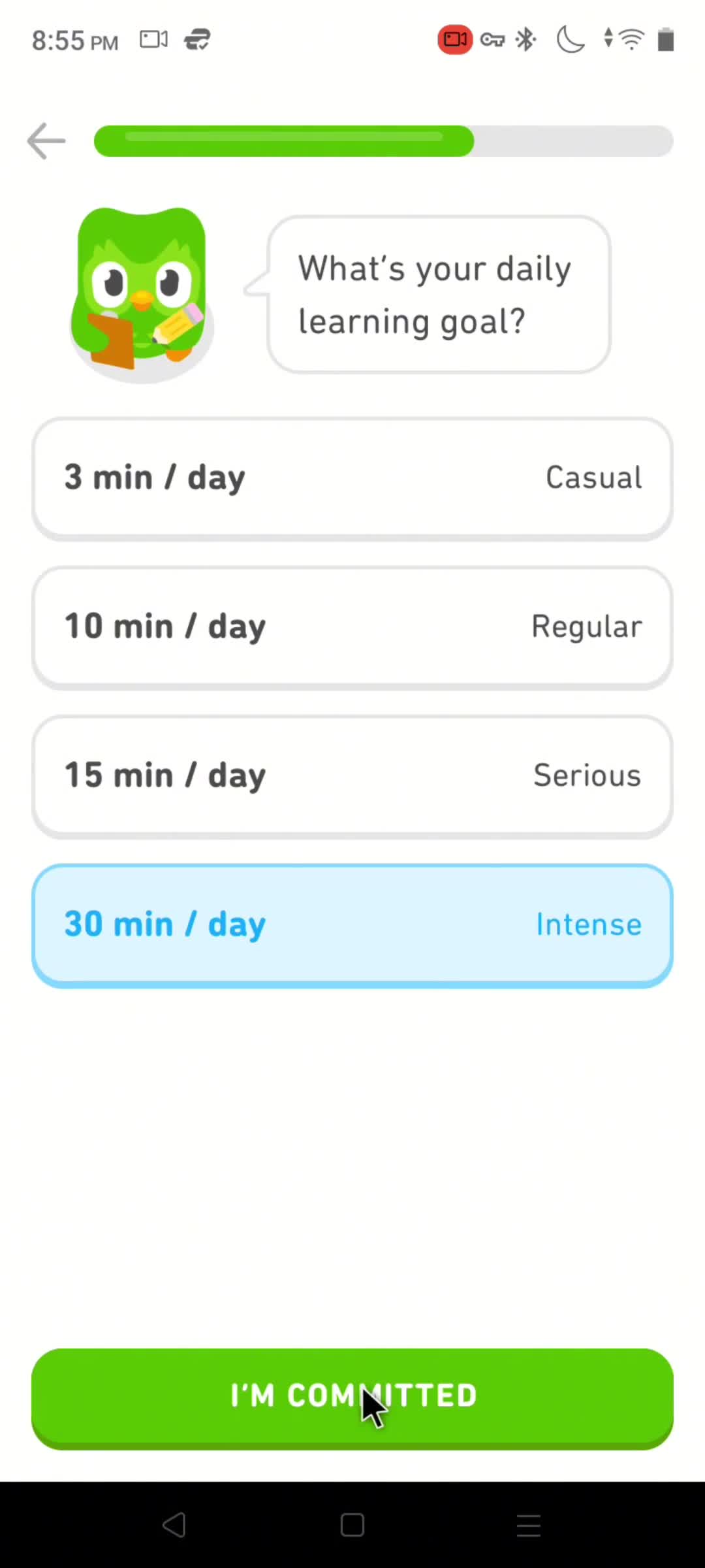 Onboarding screenshot