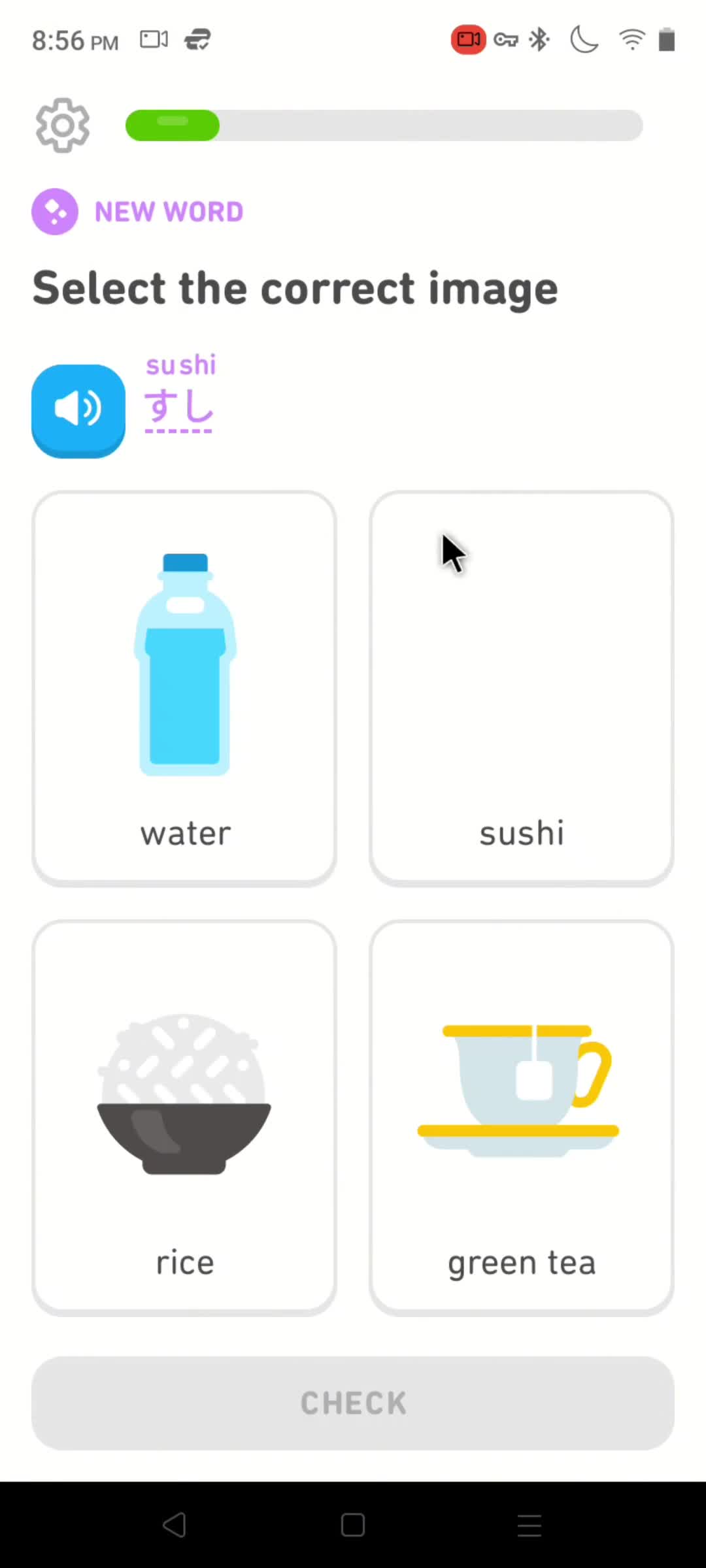 Duolingo quiz question screenshot