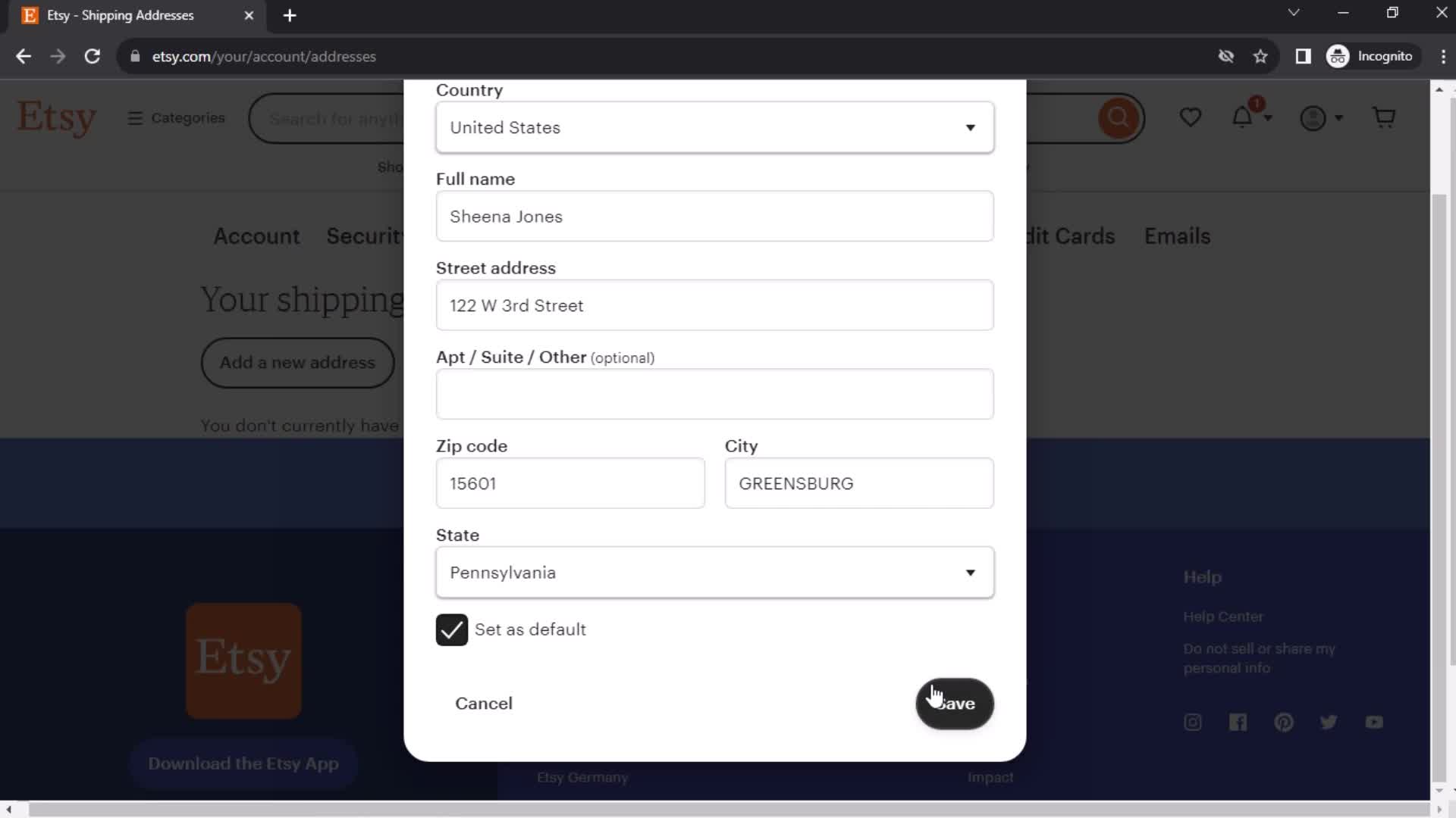 Onboarding screenshot