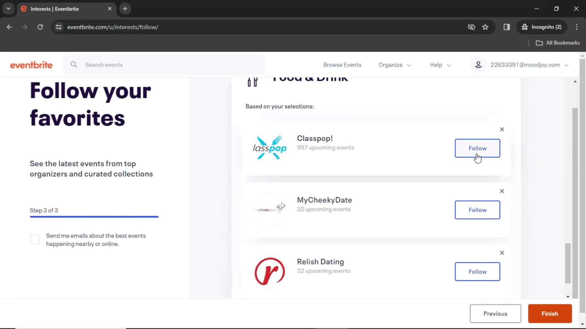 Onboarding screenshot