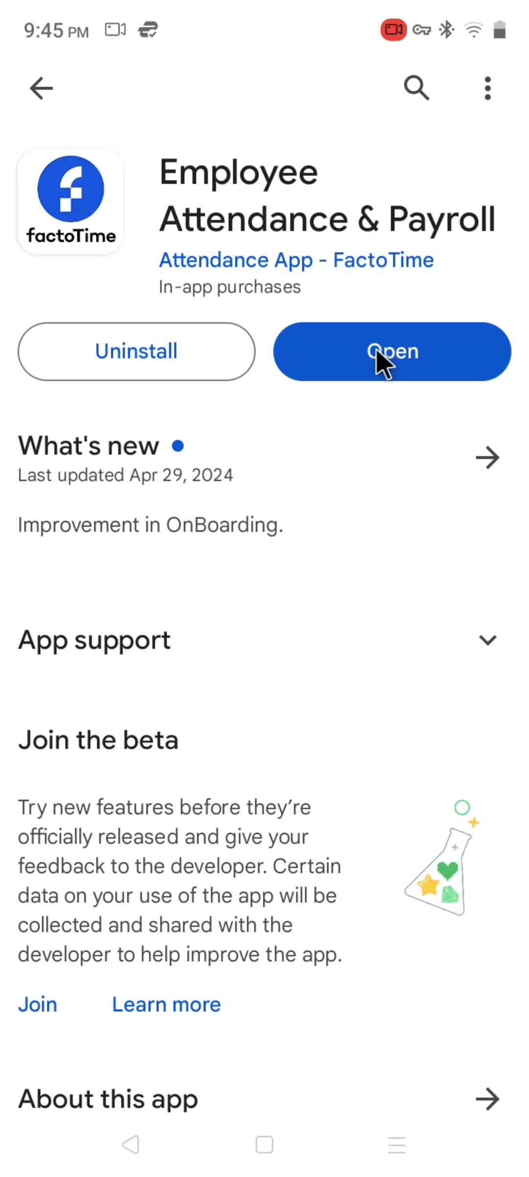 Onboarding screenshot