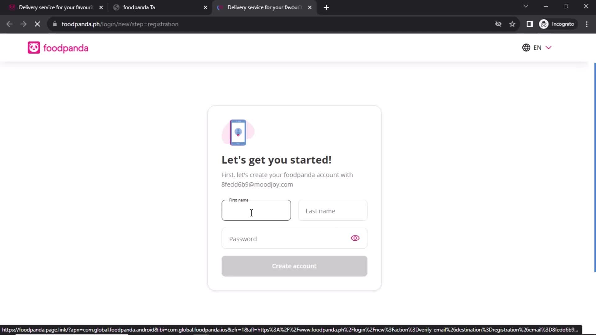 Onboarding screenshot