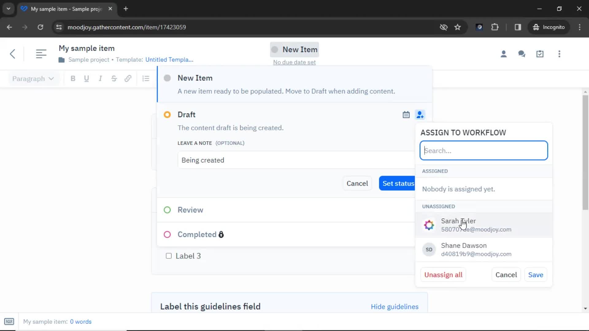 Onboarding screenshot