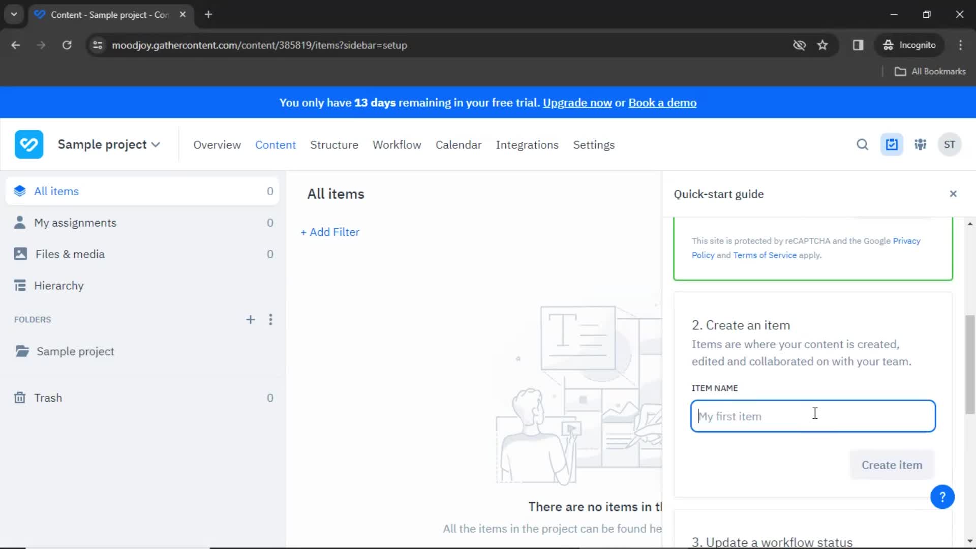 Onboarding on GatherContent video thumbnail