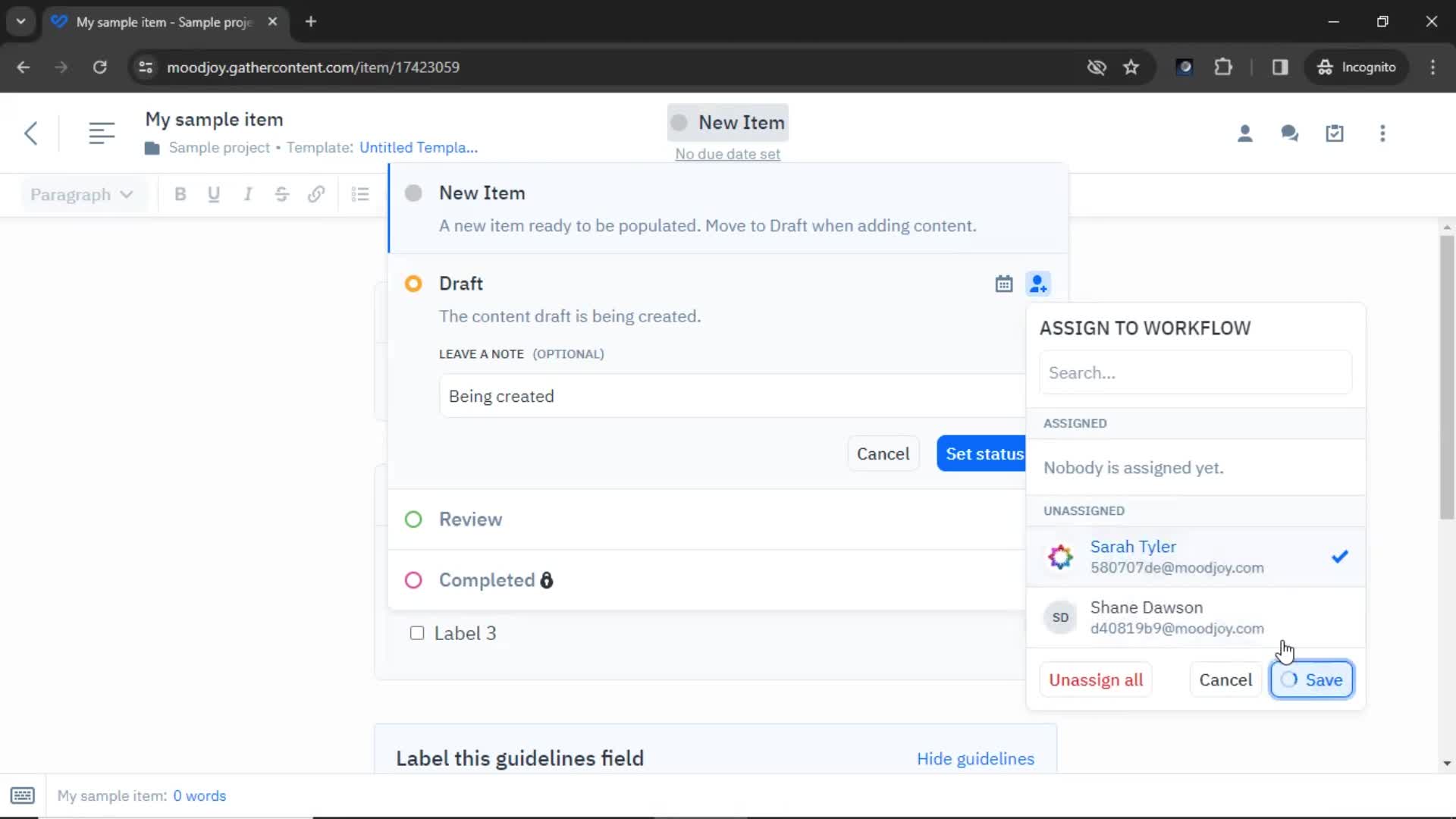 Onboarding screenshot