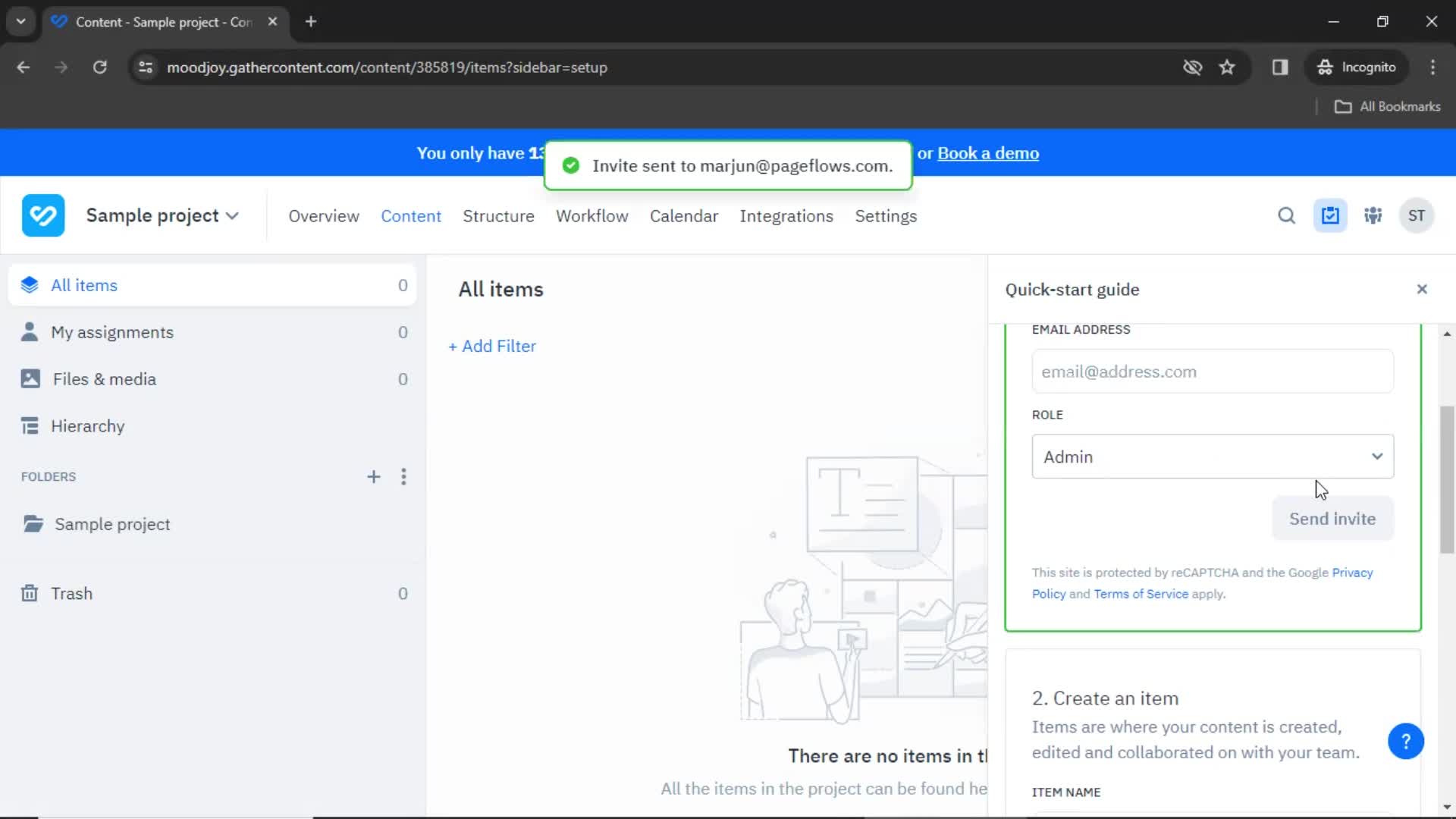 Onboarding on GatherContent video thumbnail