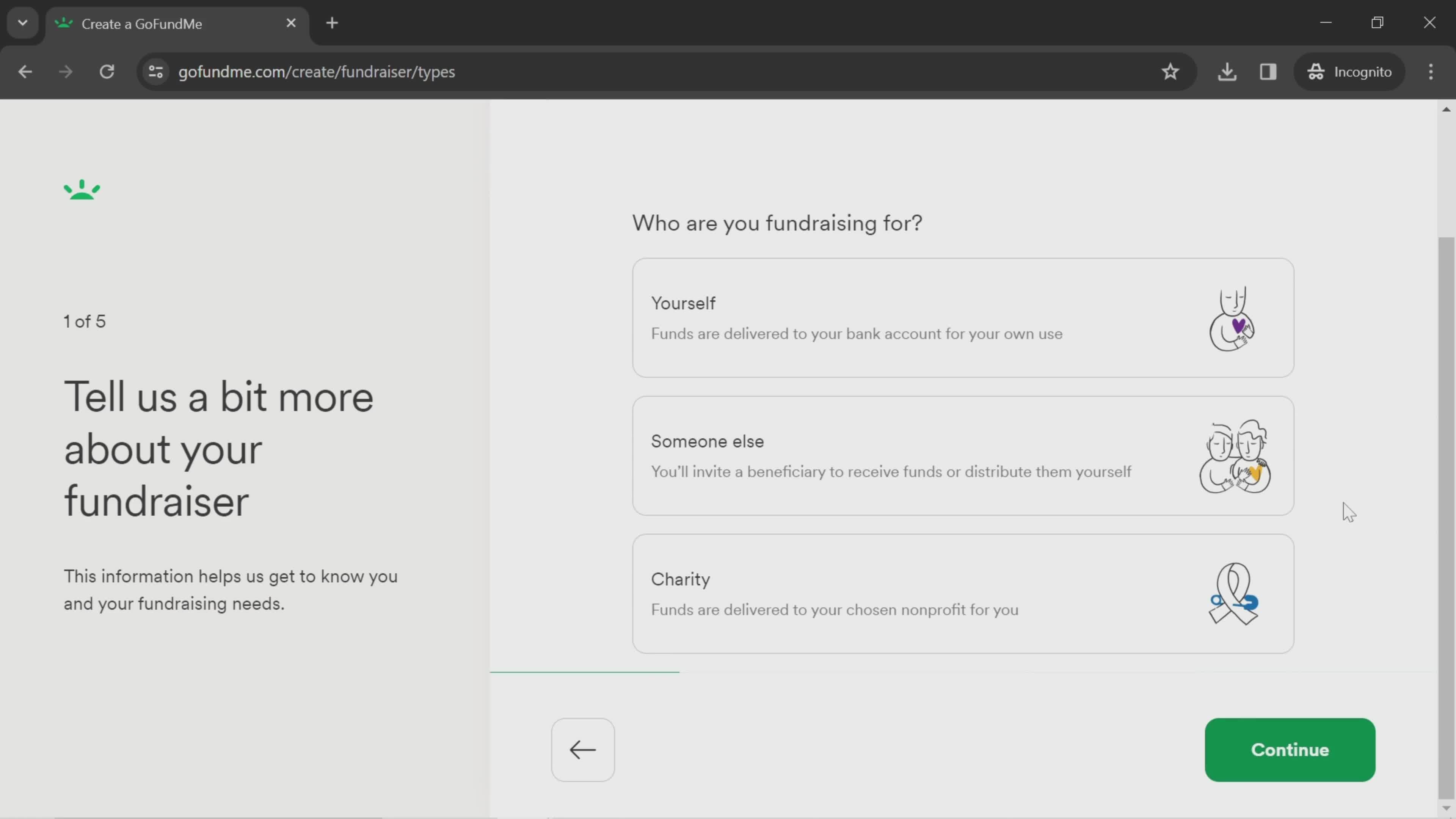 Onboarding screenshot