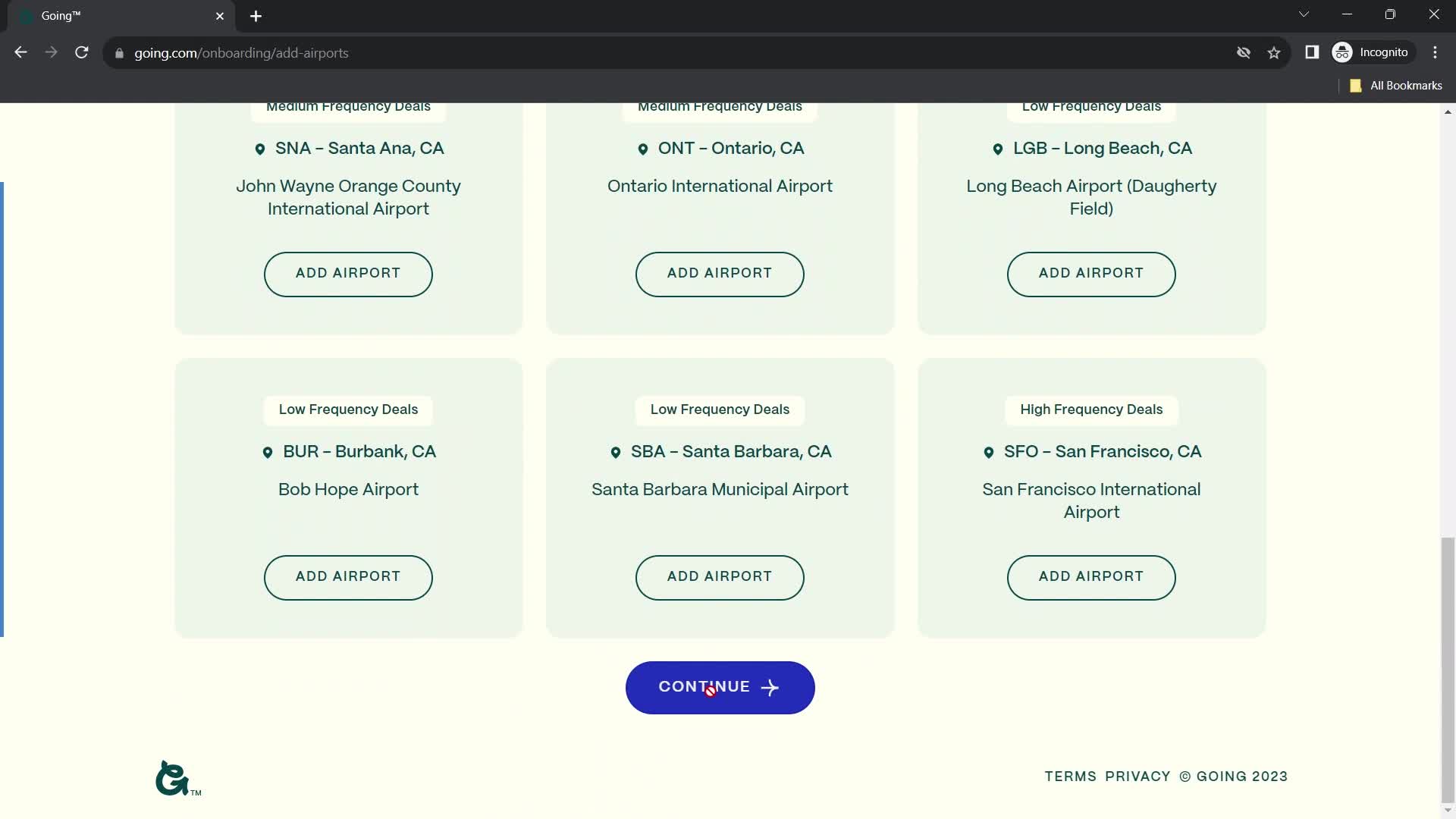 Onboarding screenshot