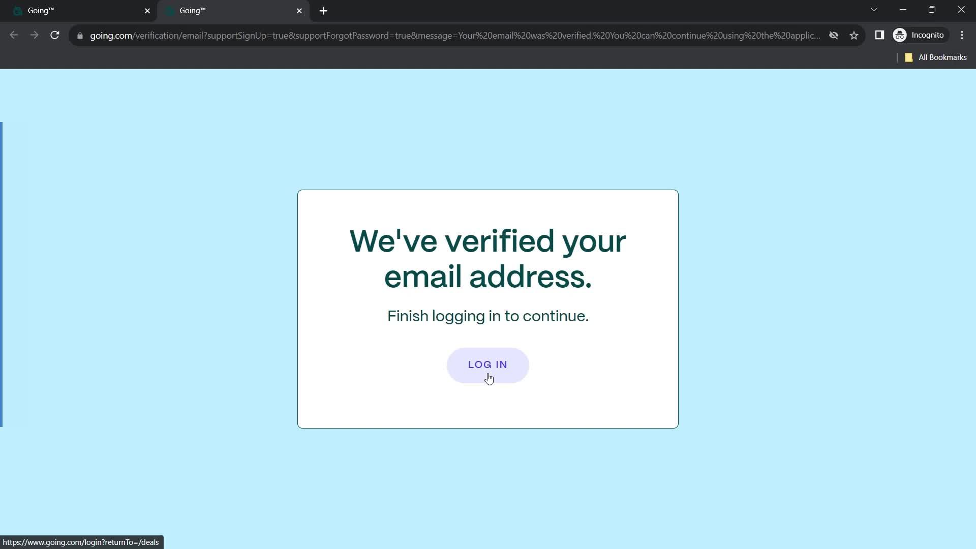 Onboarding screenshot