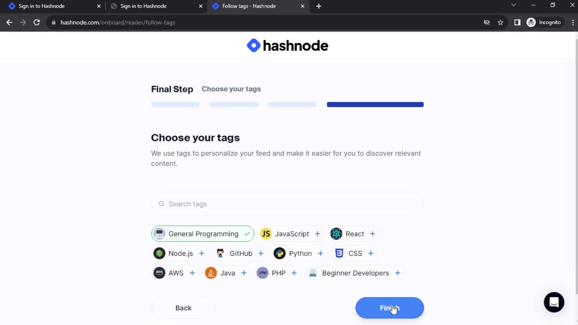 Onboarding on Hashnode video thumbnail