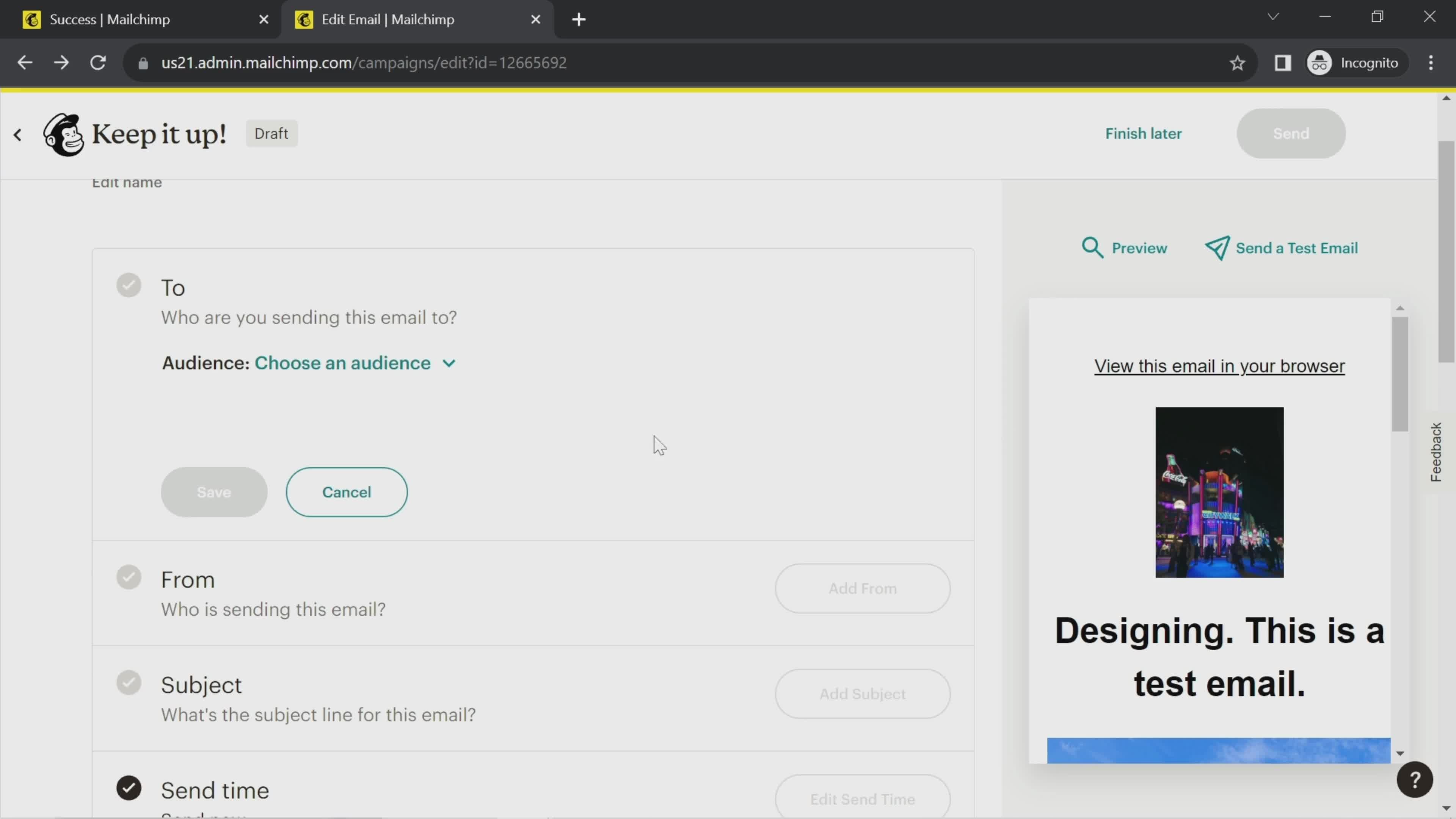 Onboarding on Mailchimp video thumbnail