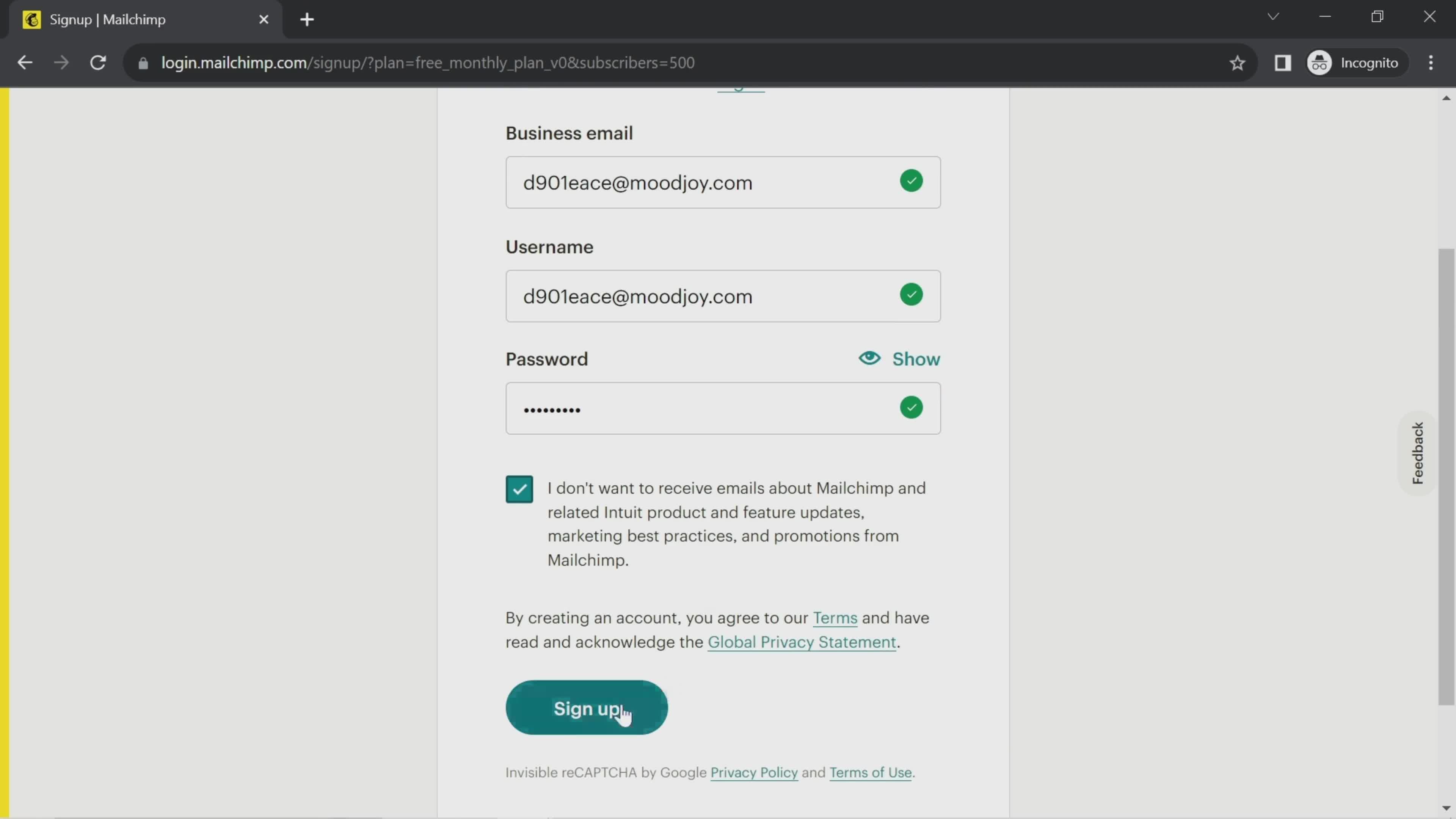 Onboarding screenshot