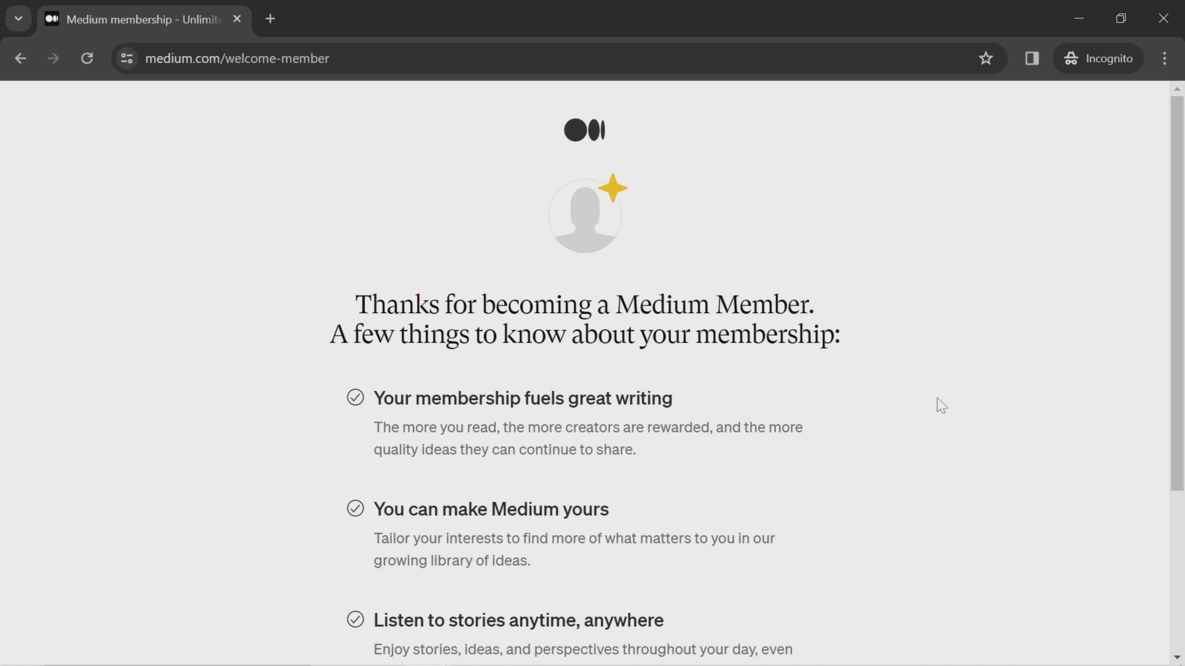 Onboarding screenshot