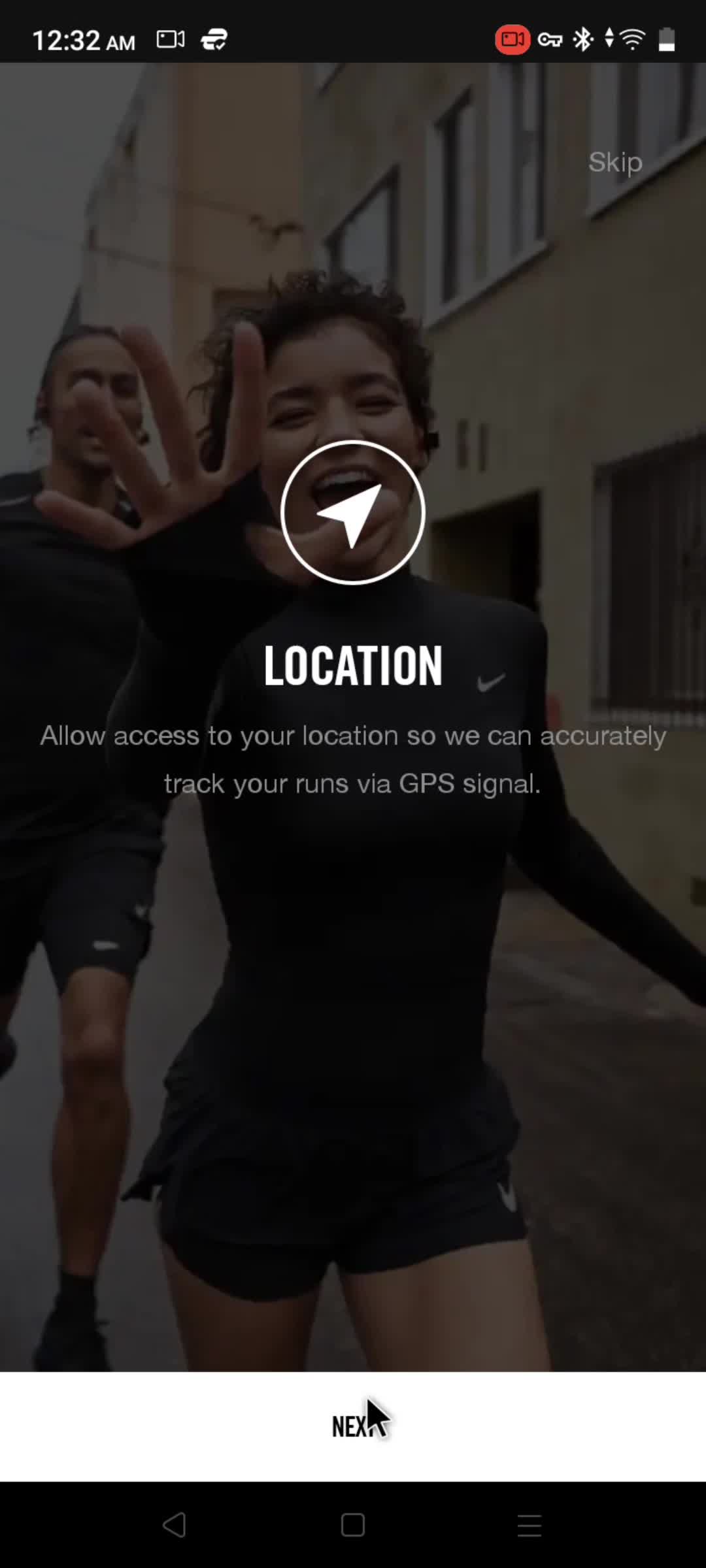 Onboarding on Nike Run Club Desktop Examples Page Flows video 40 screenshots