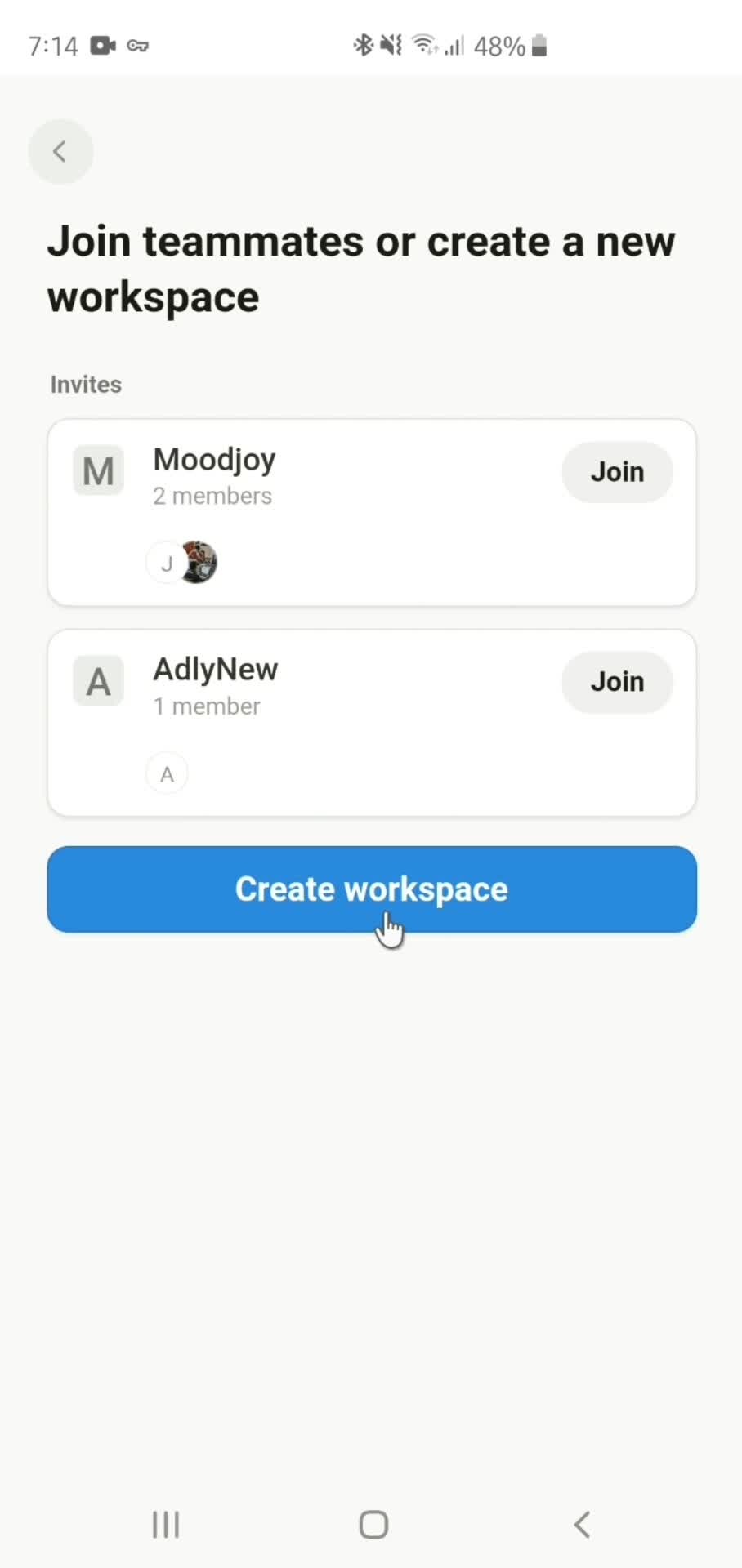 Onboarding screenshot