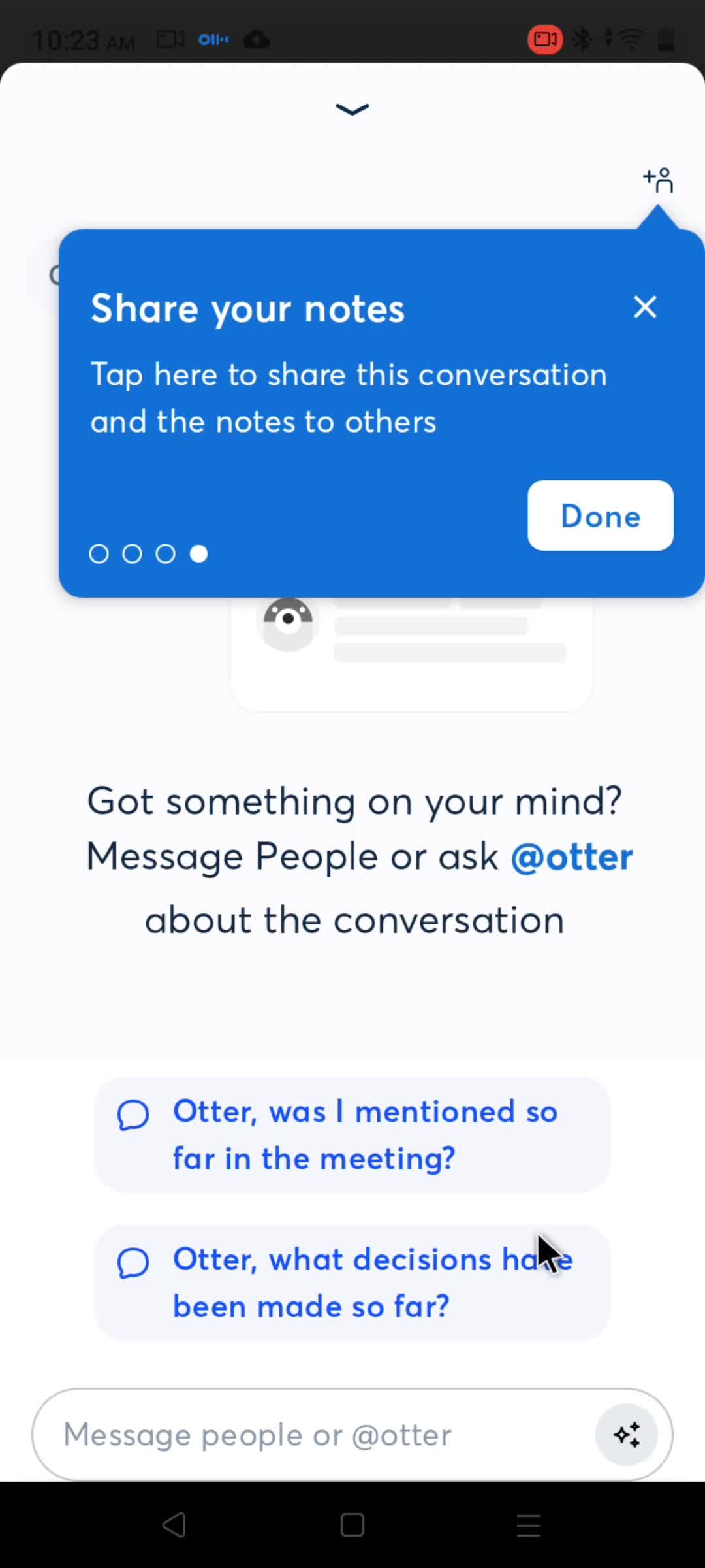 Onboarding screenshot