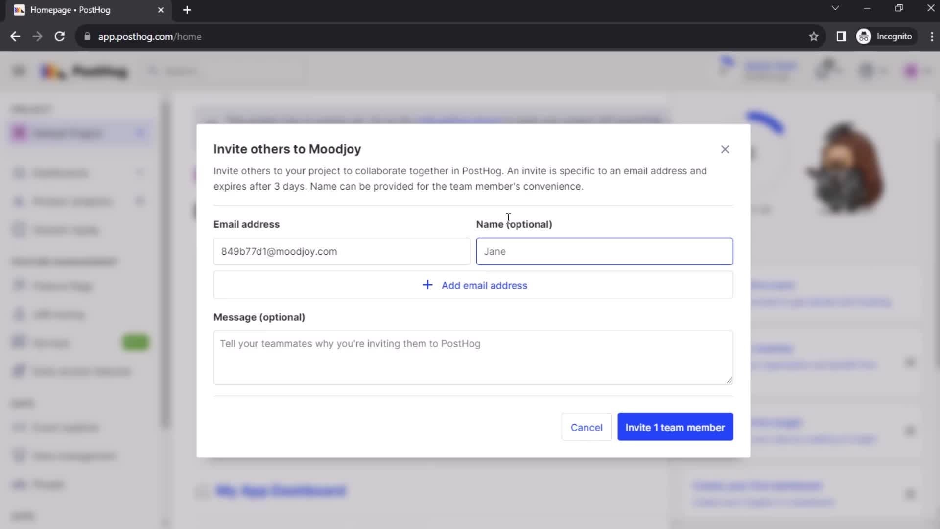 Onboarding screenshot