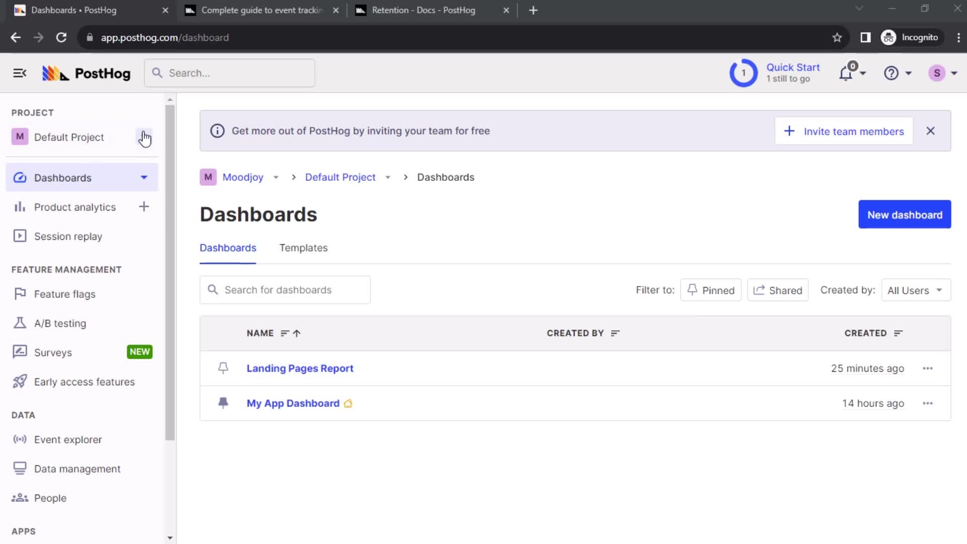 Onboarding screenshot